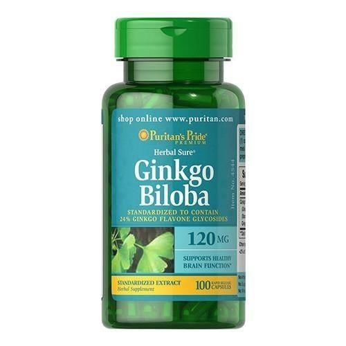 Puritan's Pride Ginkgo Biloba 120mg - 100caps