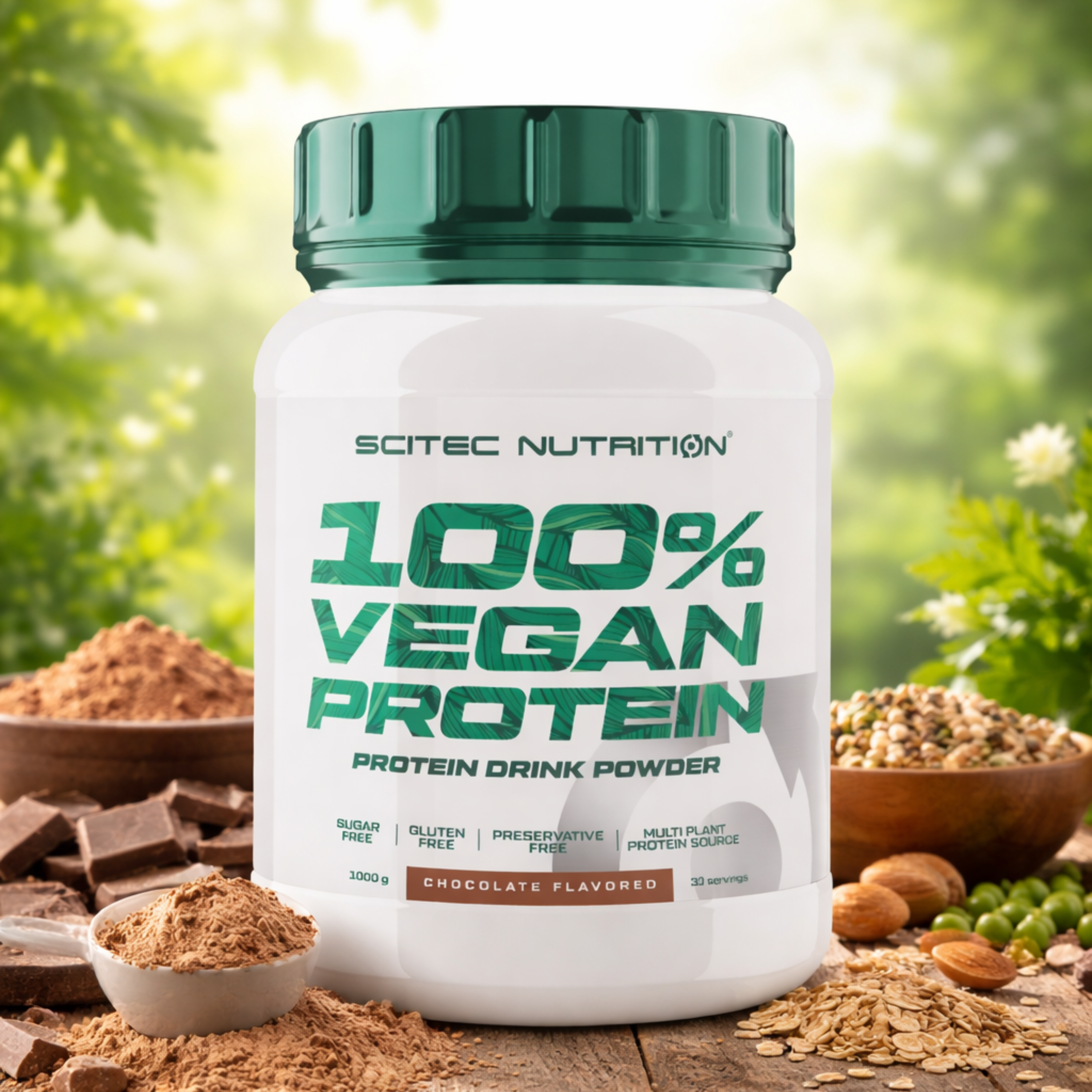 SCITEC 100% Vegan Protein - 1000g