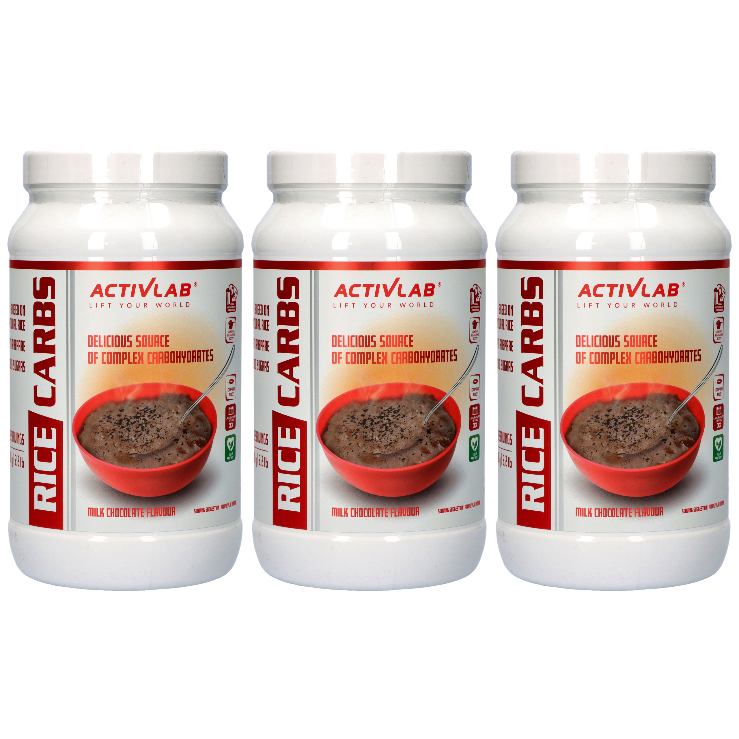 ACTIVLAB Rice Carbs - 3x 1000g - Kleik Ryżowy