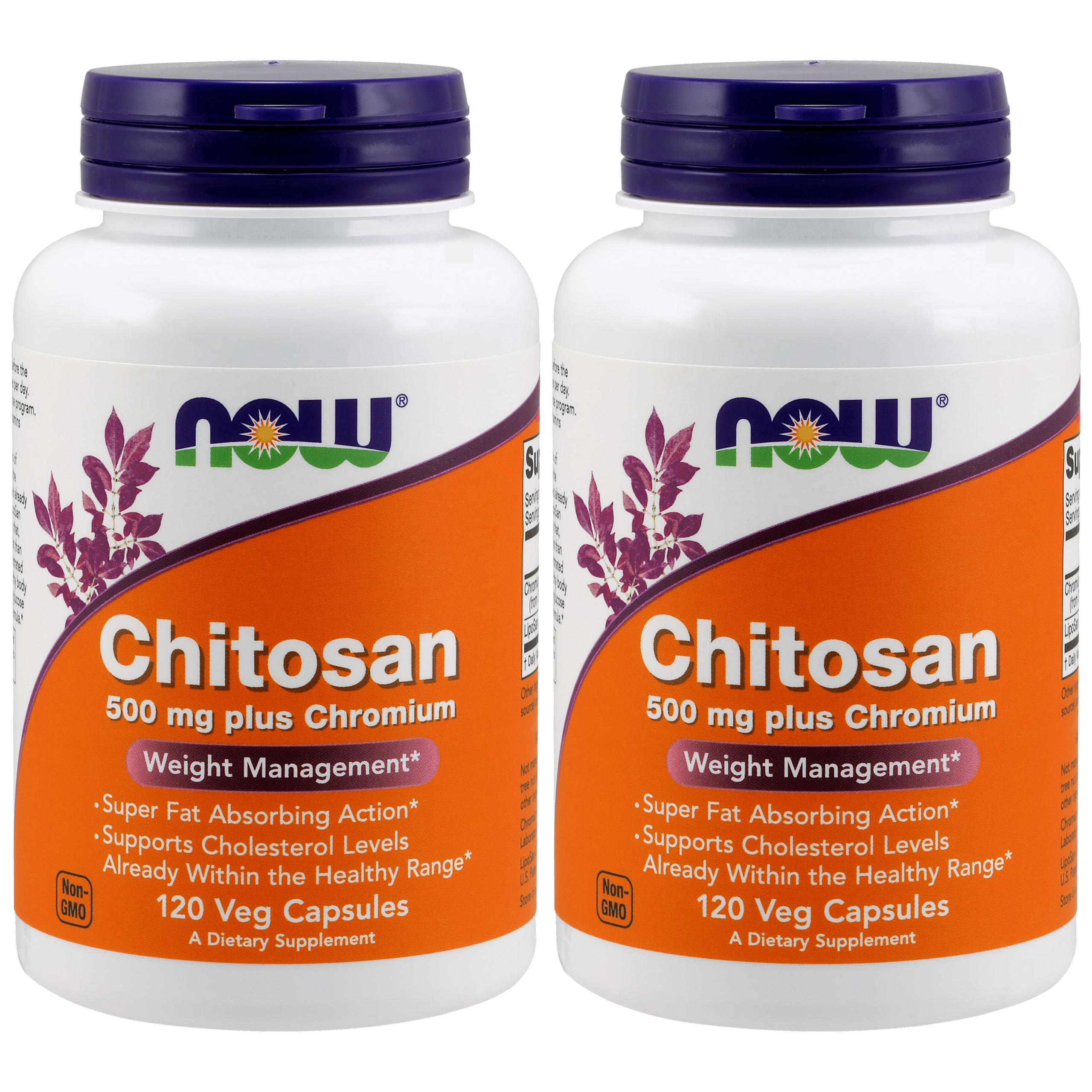 NOW Chitosan - 2x 120vcaps