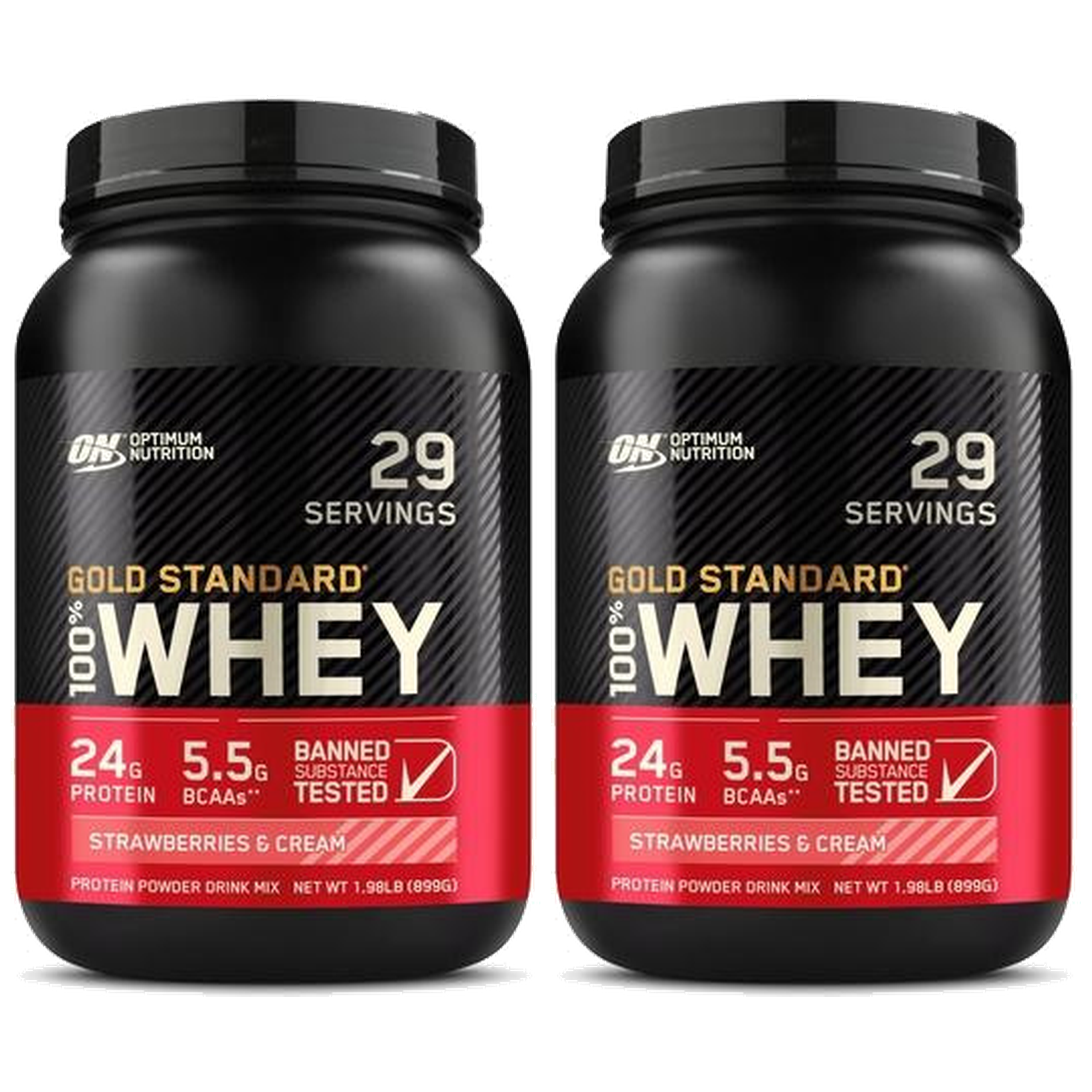 OPTIMUM NUTRITION - Whey Gold Standard - 2x 900g