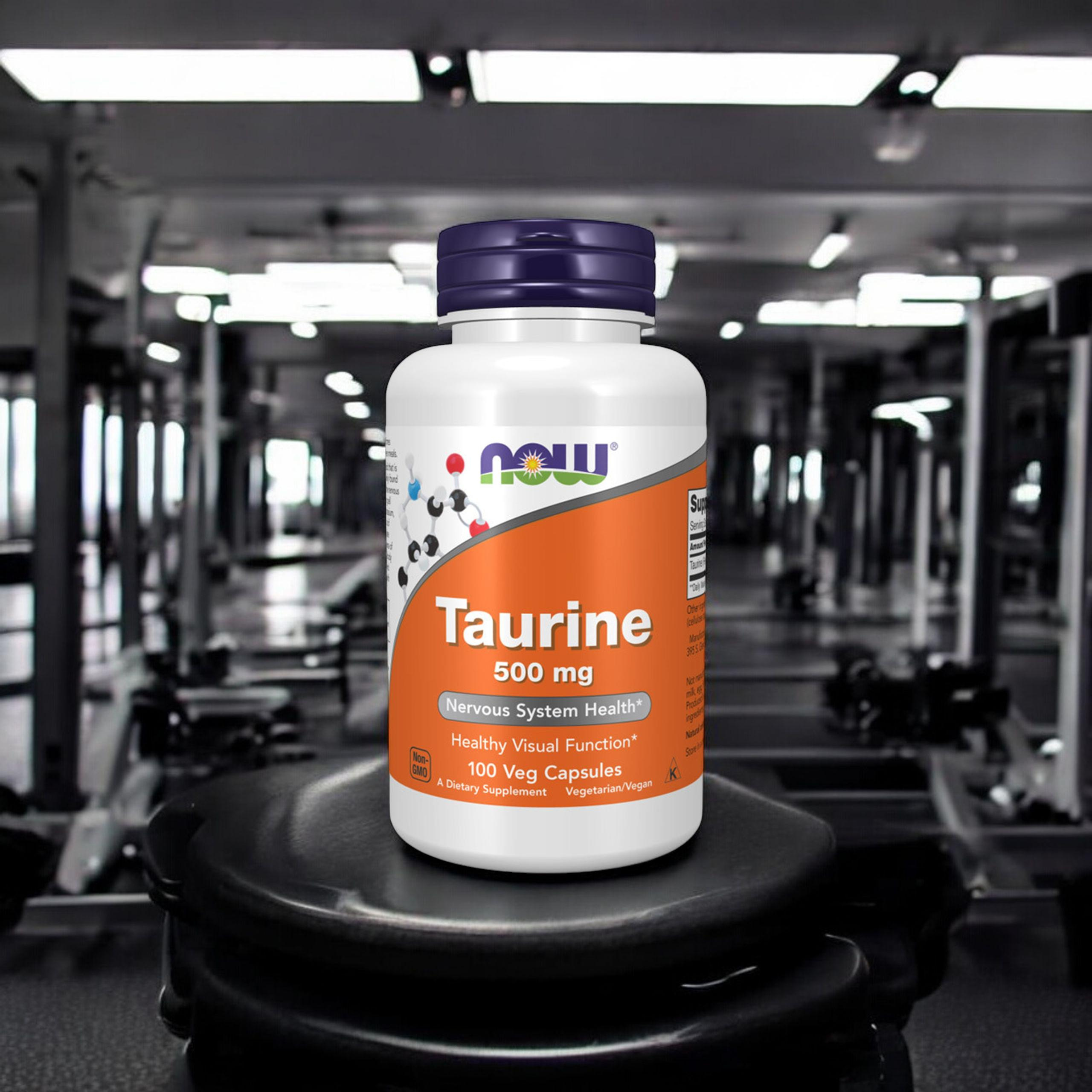 NOW Taurine 500mg - 3x 100vcaps