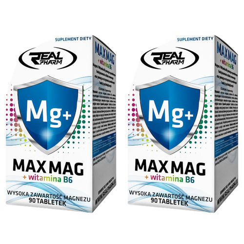 REAL PHARM Max Mag + B6 - 2x 90tabs