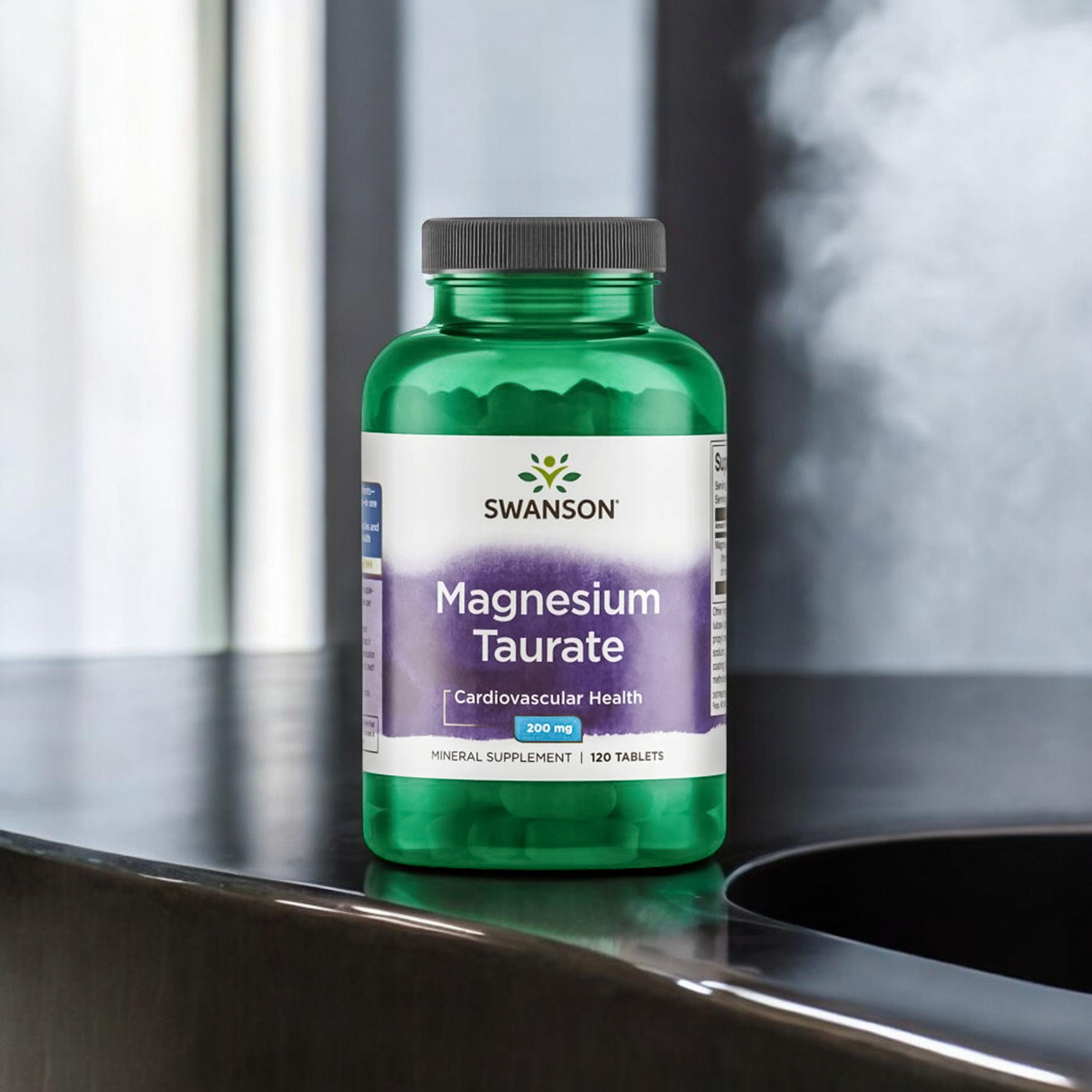 SWANSON Magnesium Taurate 100mg - 2x 120tabs