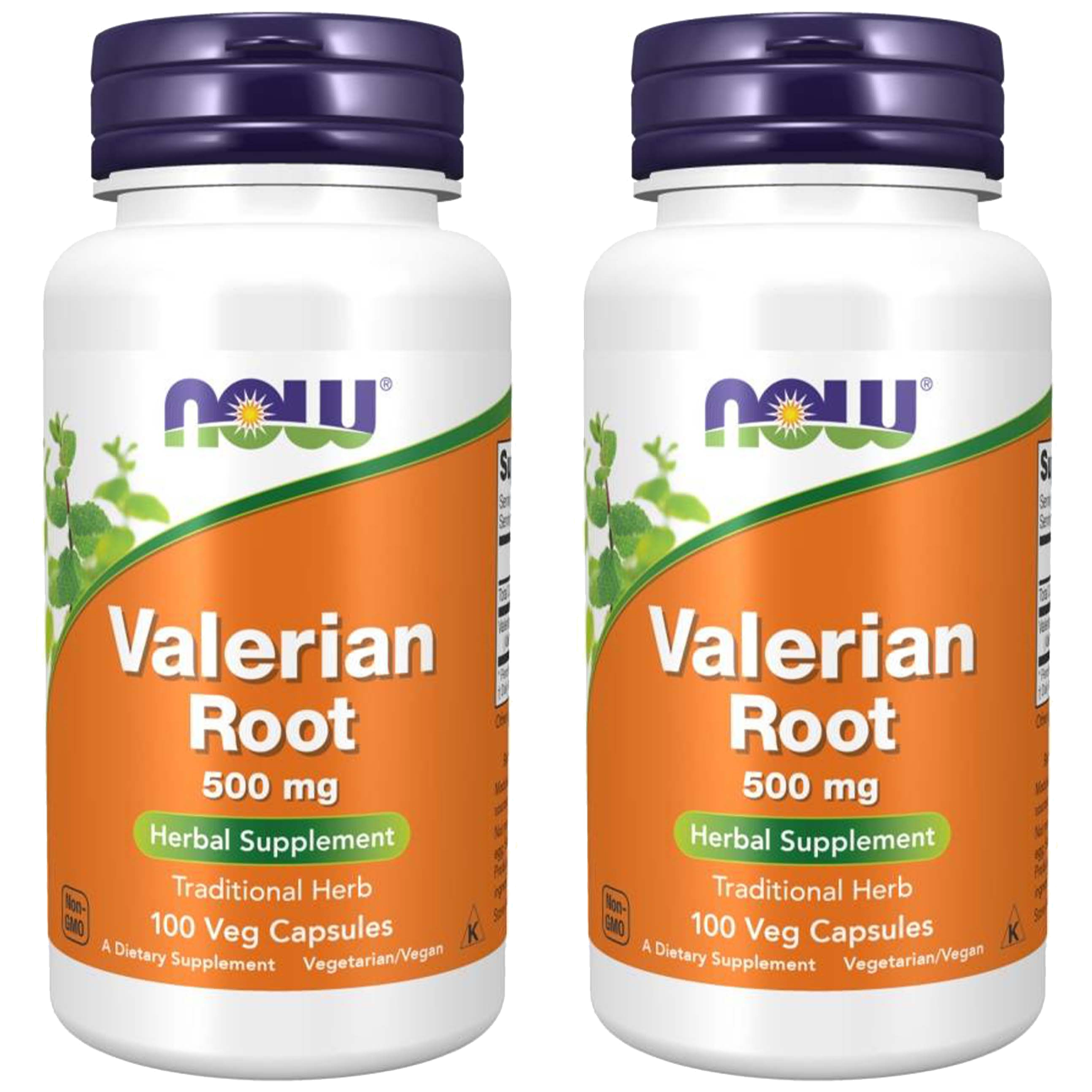 NOW Valerian Root 500mg - 2x 100vcaps