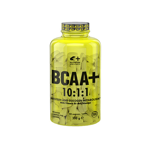 4+ NUTRITION BCAA+ 10:1:1 - 3x 200tabs.