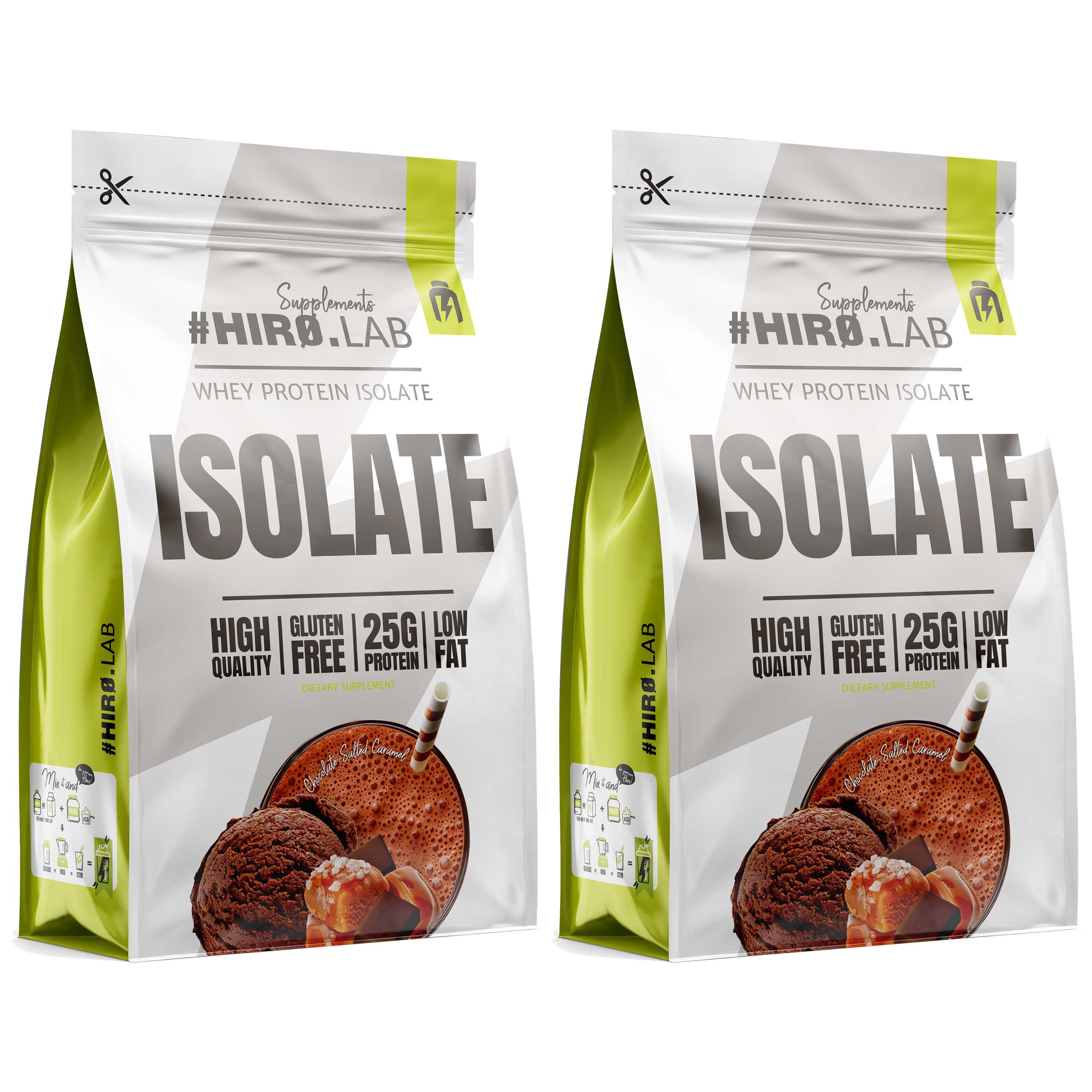 HIRO.LAB Whey Protein Isolate - 2x 700g