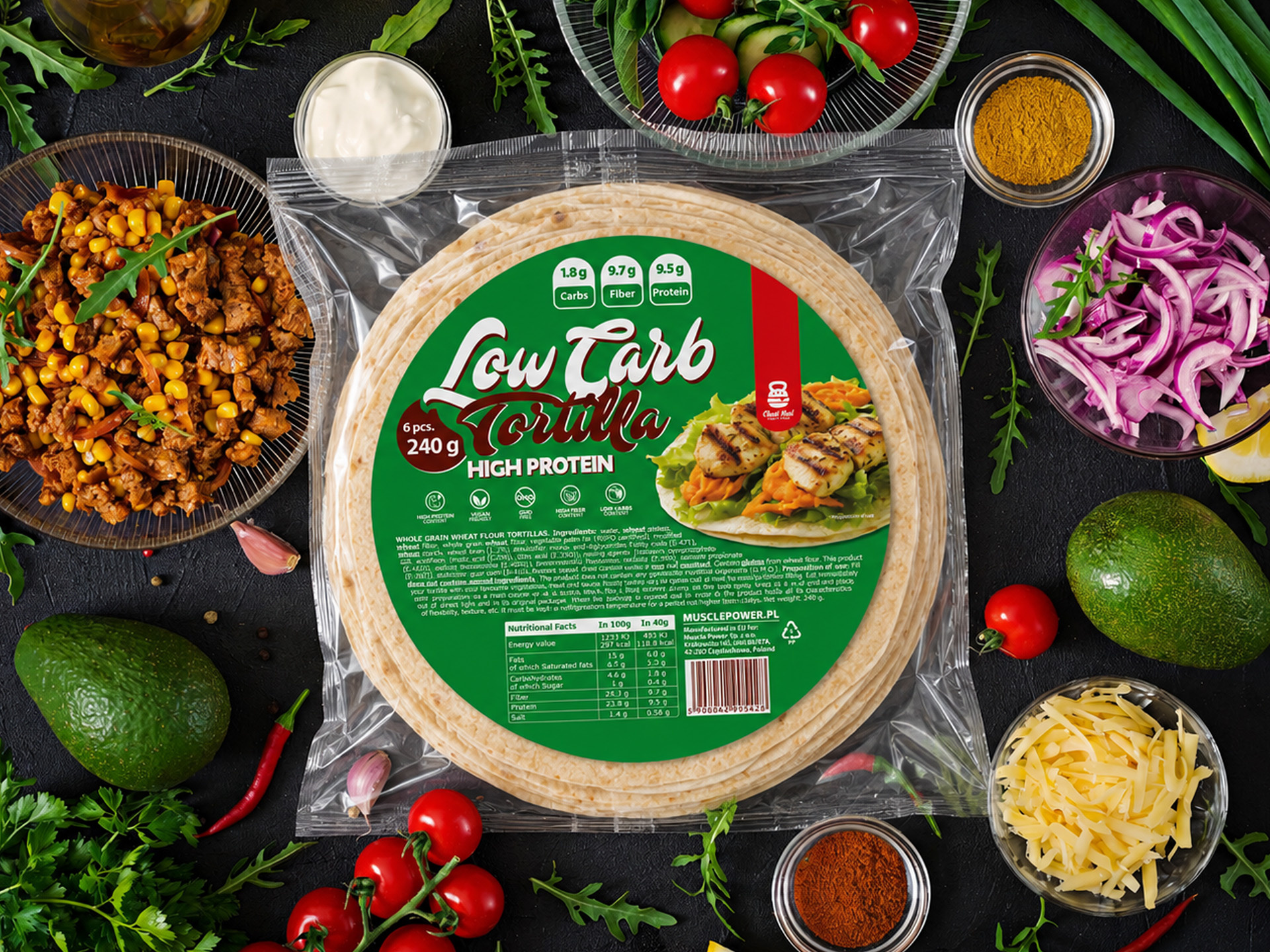 CHEAT MEAL - Tortilla Low Carb - 6x 240g pol_pl_CHEAT-MEAL-Tortilla-Low-Carb-6x-240g-44829_4