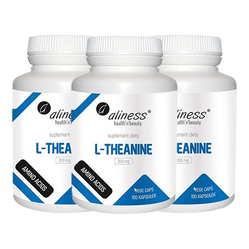 ALINESS L-Theanine 200mg - 3x 100vcaps