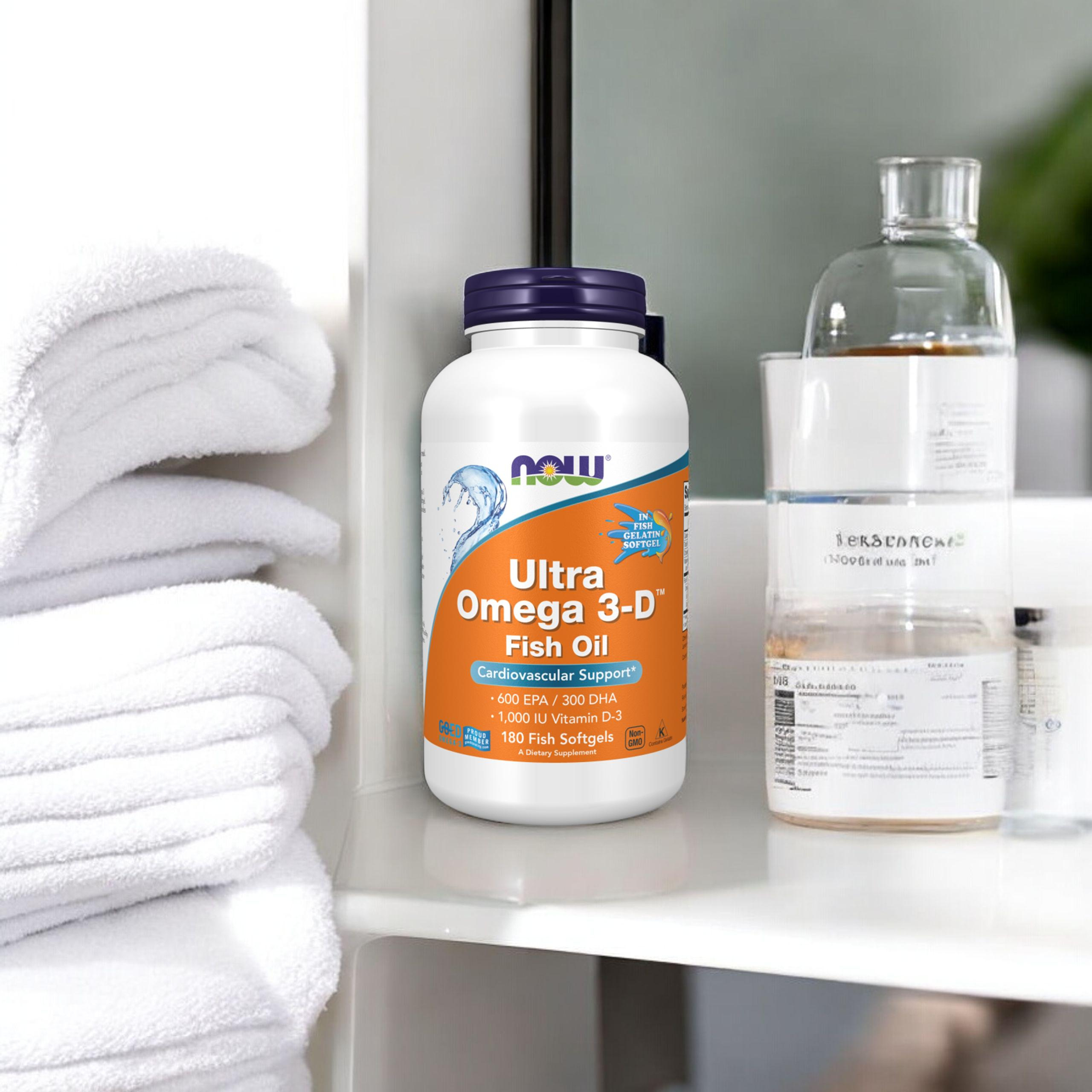 NOW Ultra Omega 3-D Fish Oil - 180softgels