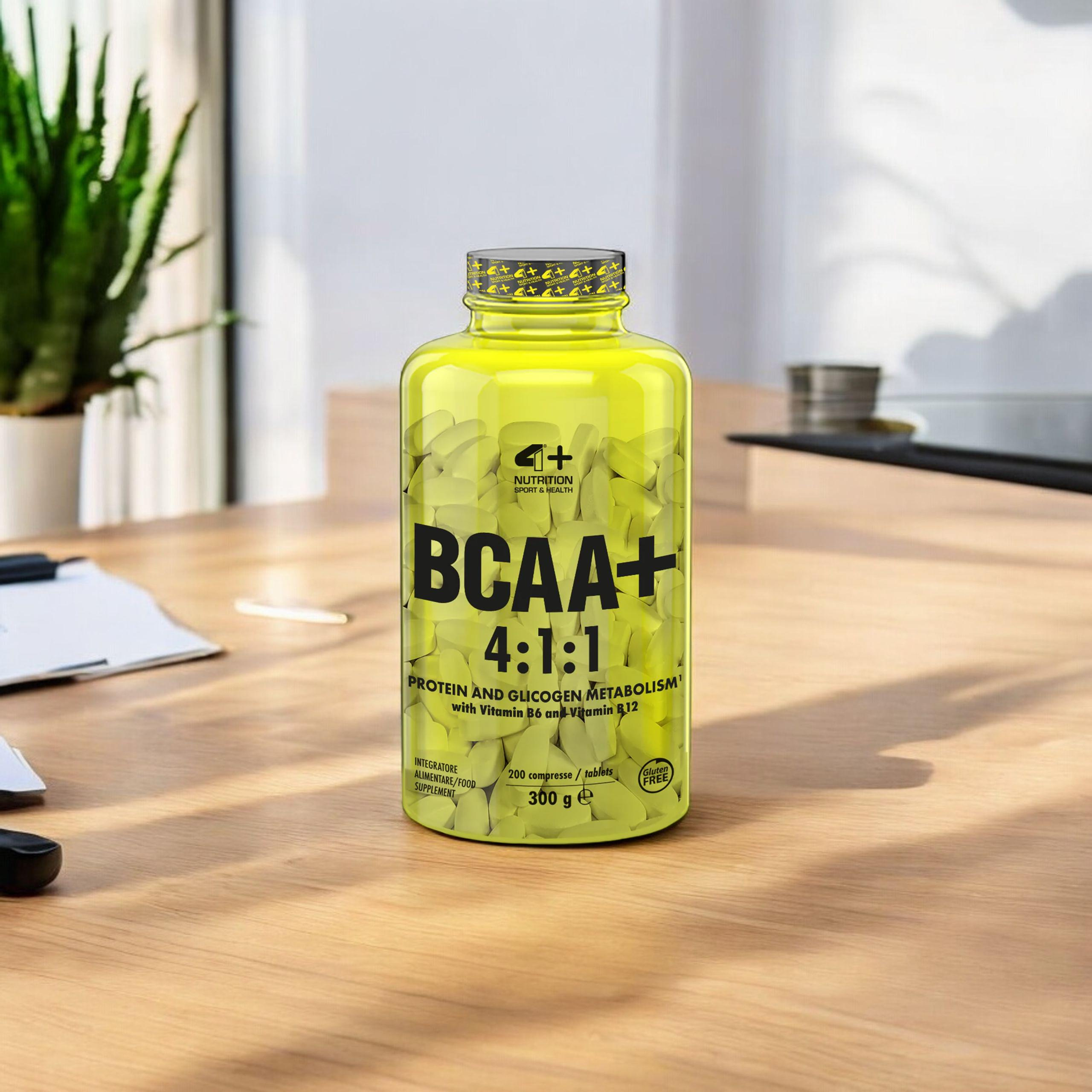4+ NUTRITION BCAA+ 4:1:1 - 3x 200tabs.