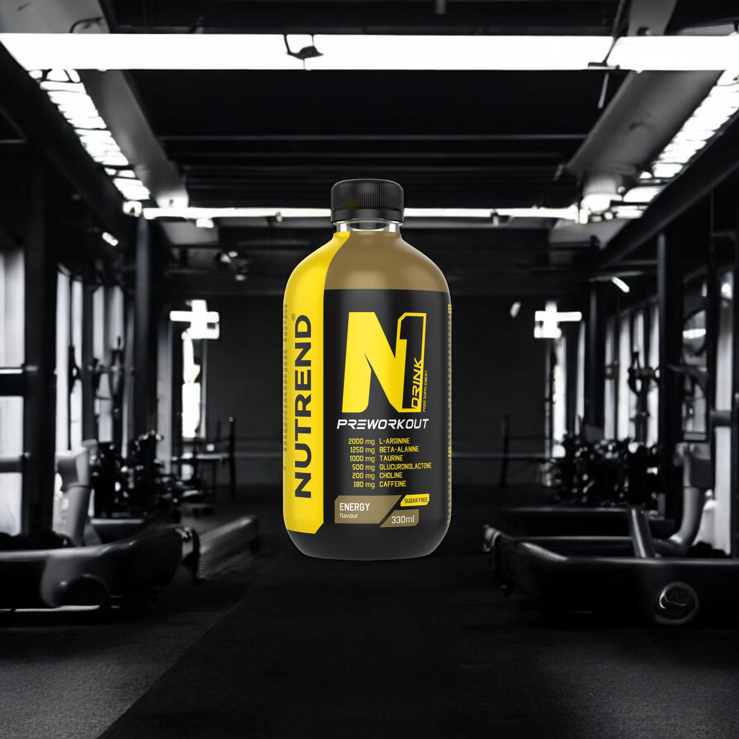NUTREND N1 Drink PreWorkout - 330ml - WYPRZEDAŻ - 19-09