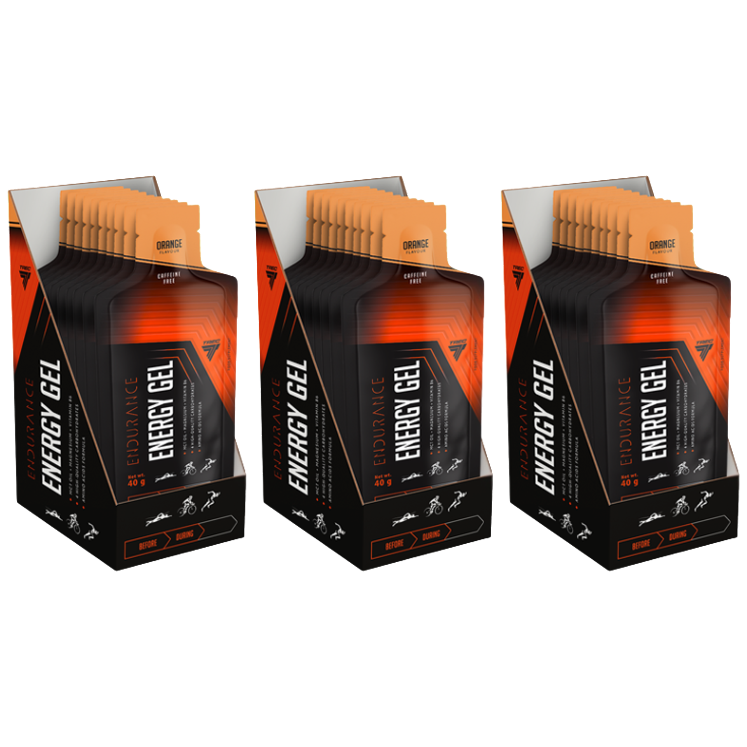 TREC - Endurance Energy Gel - 3x 40g x10