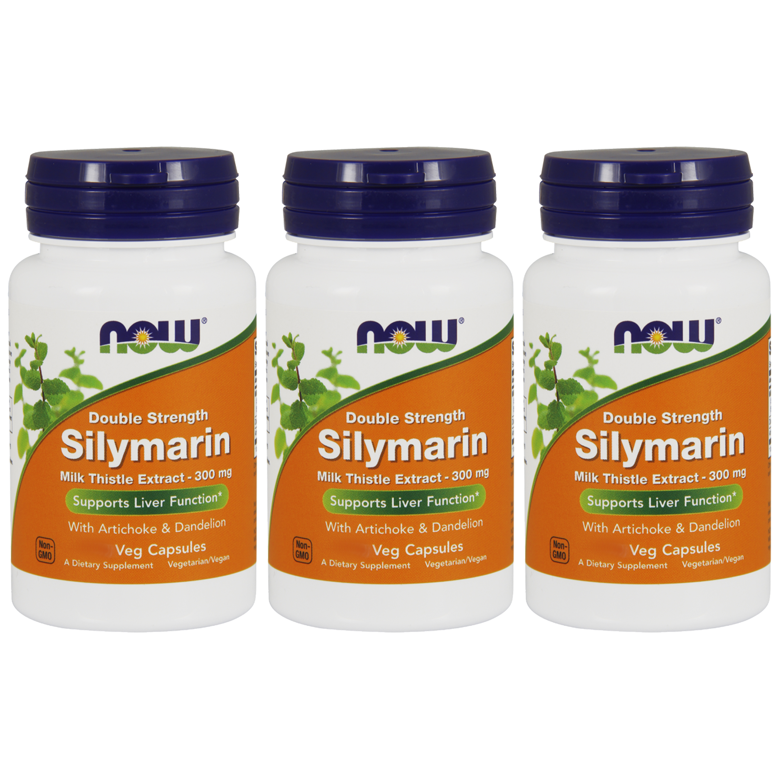 NOW Silymarin 300mg - 3x 200vcaps