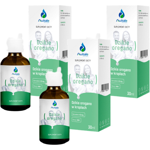 ALINESS - Avitale Dzikie Oregano 90% - 3x 30ml