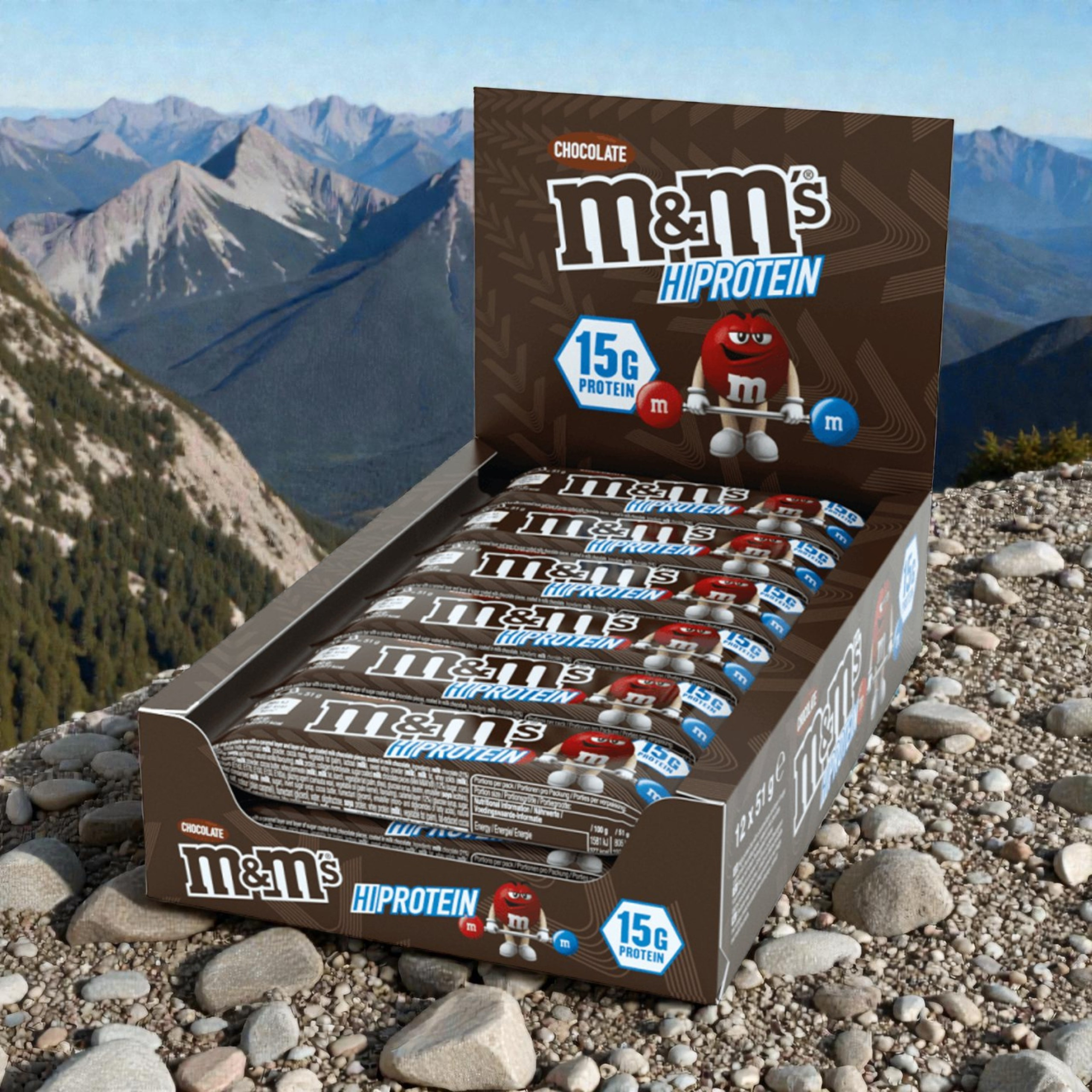 Mars - M&M's HIProtein Bar - 12x 51g - WYPRZEDAŻ - 07-10