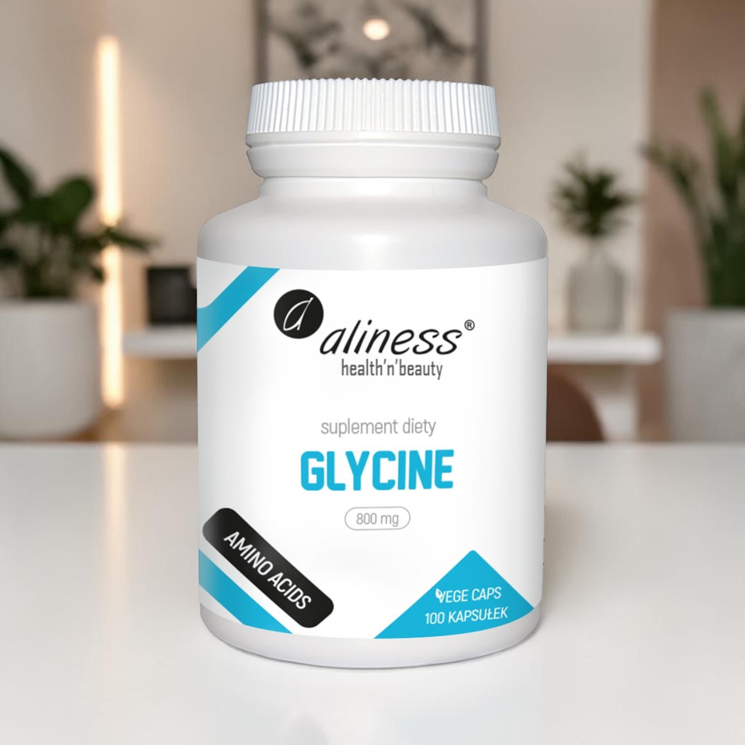 ALINESS Glycine 800mg - 2x 100vcaps.