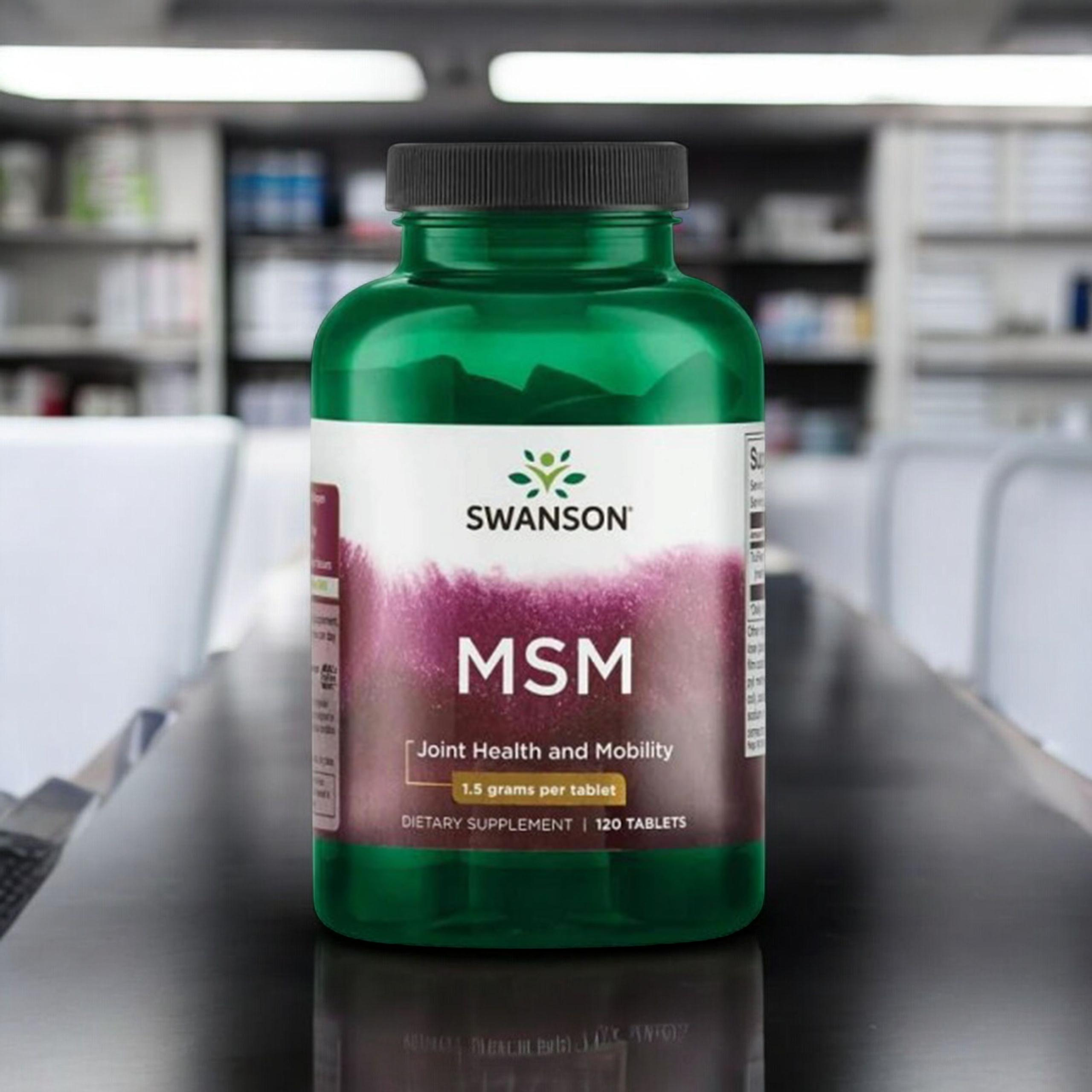 SWANSON MSM 1500mg - 2x 120tabs