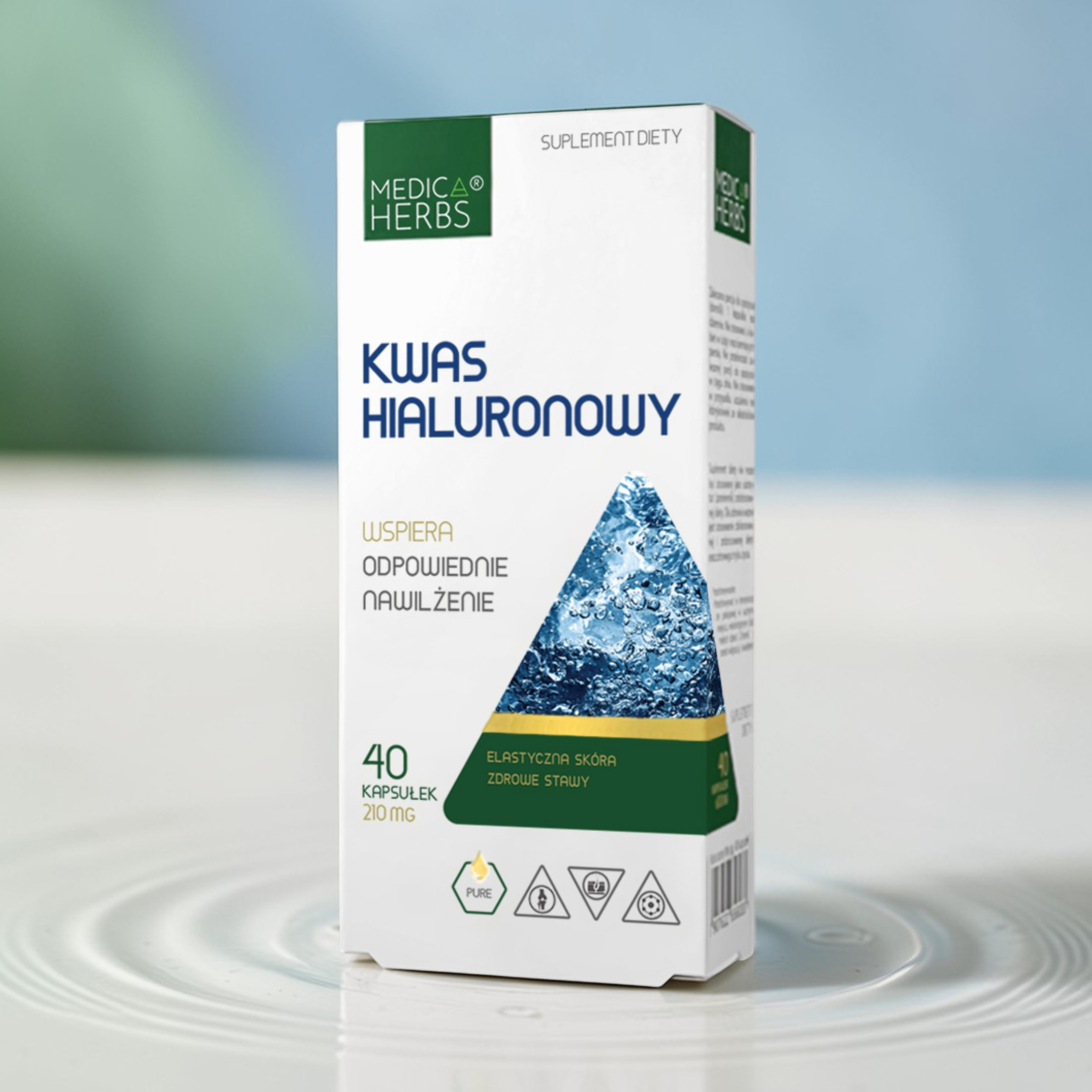 MEDICA HERBS - Kwas Hialuronowy - 2x 40caps.