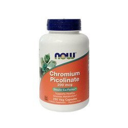 NOW Chromium Picolinate 200mcg - 250vcaps.