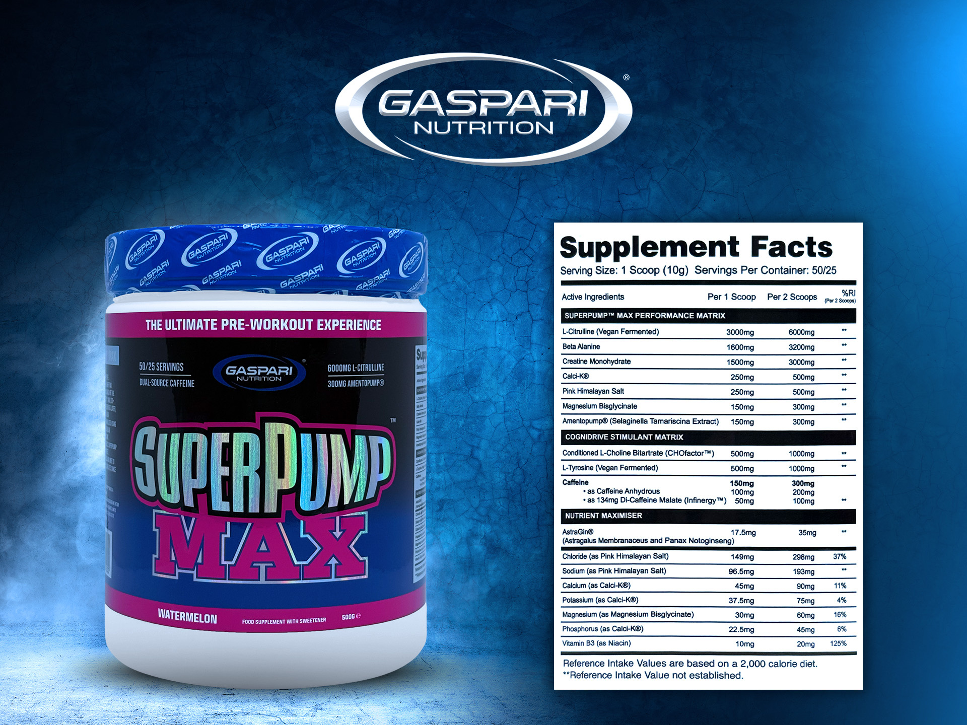 gaspari nutrition superpump max orange 500g