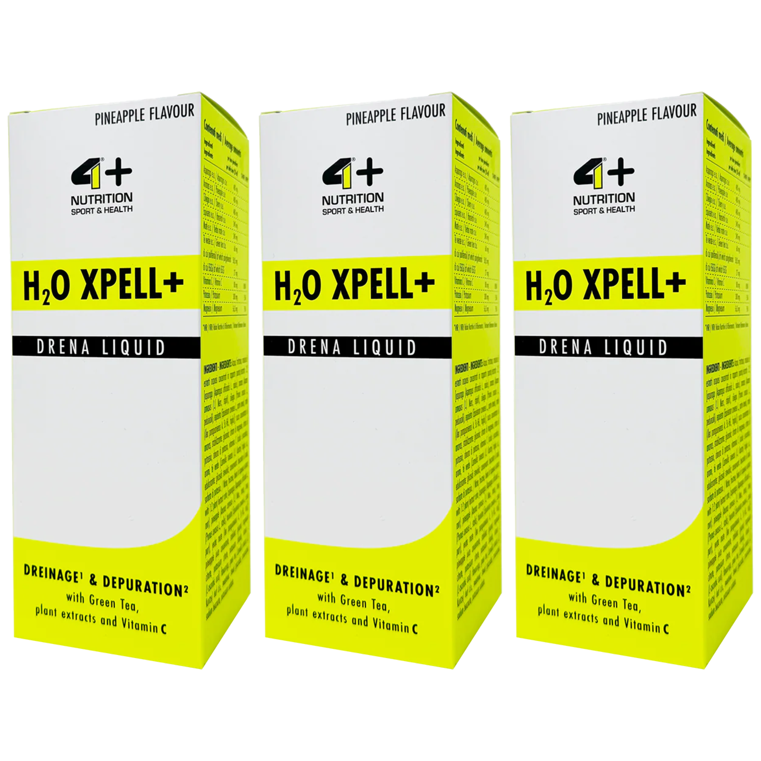 4+ NUTRITION H2O Xpell+ Drena - 3x 500ml