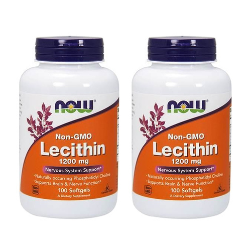 NOW Lecithin - 2x 100softgels