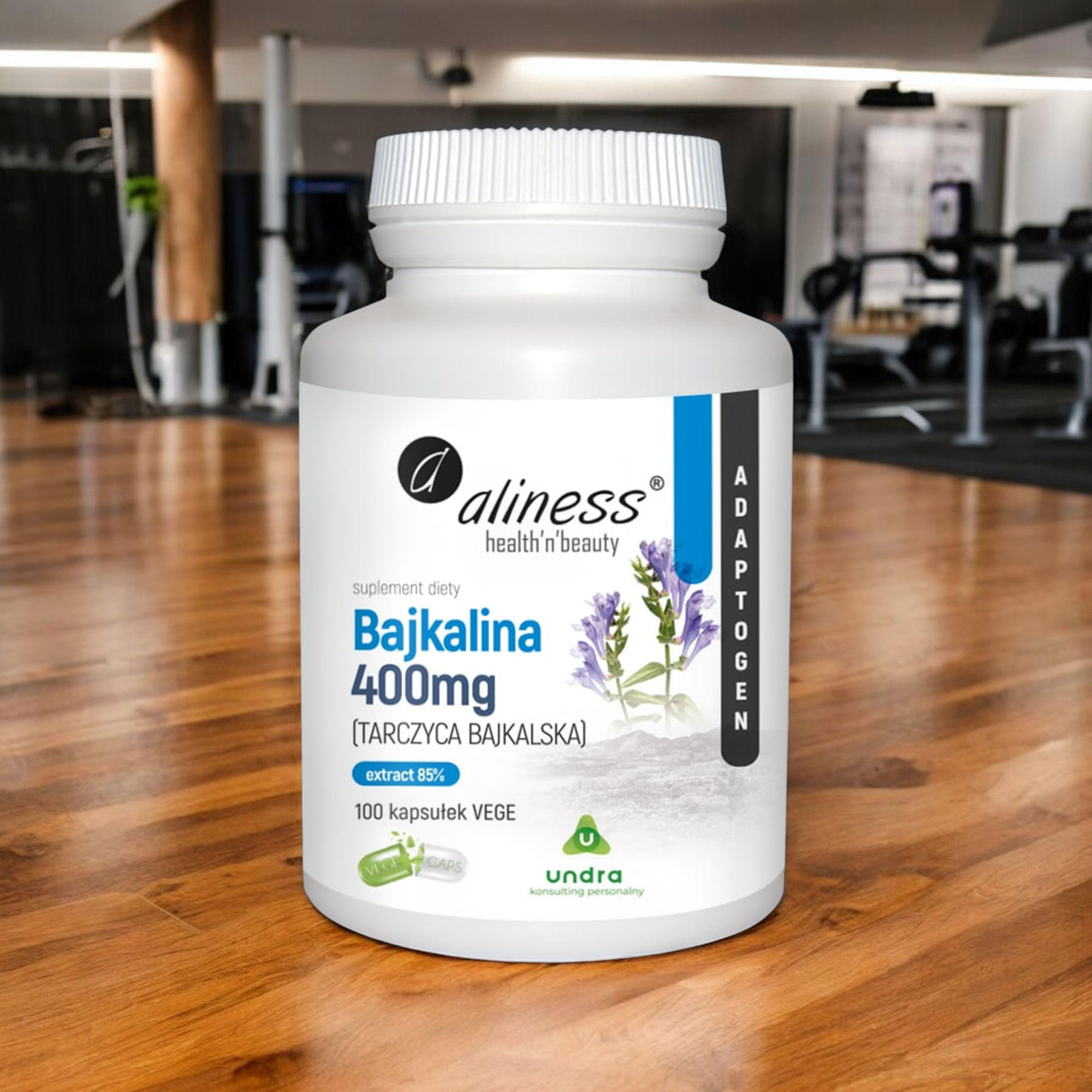 ALINESS Bajkalina 400 mg Tarczyca Bajkalska - 2x 100vcaps