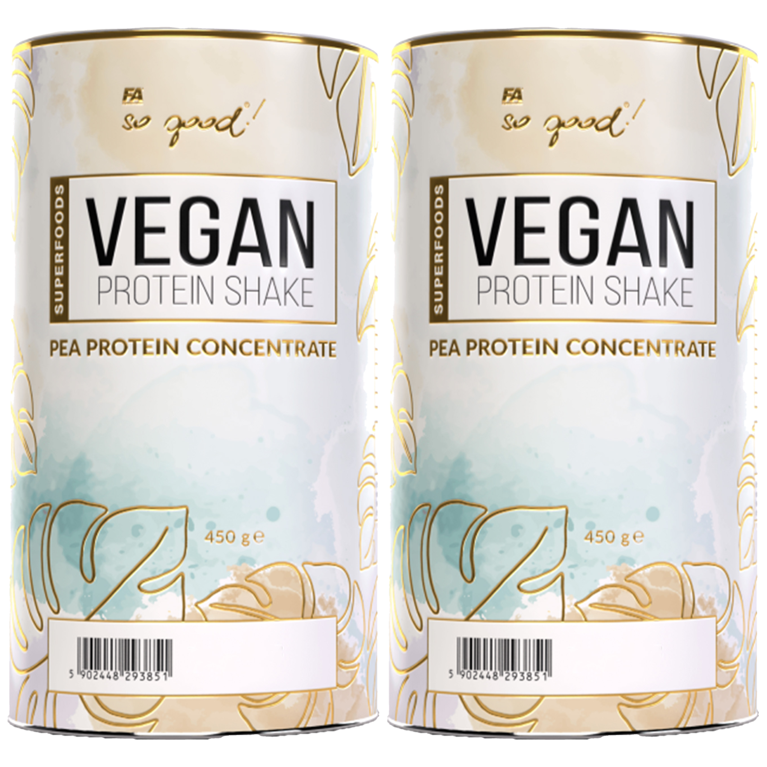 FITNESS AUTHORITY - So Good! Vegan Protein Shake - 2x 450g