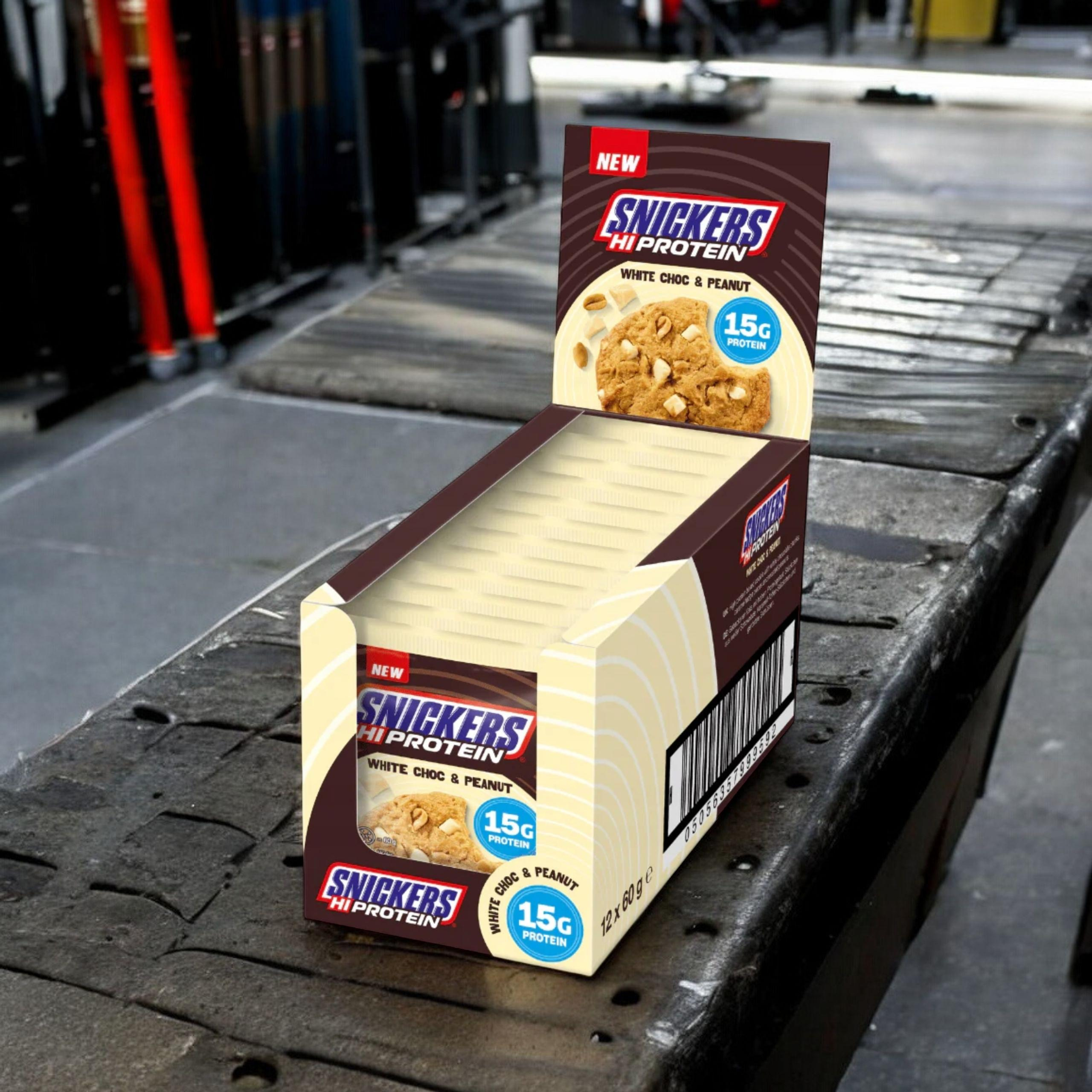 Mars - High Protein Cookie - 12x 2x 60g - White Chocolate & Peanut