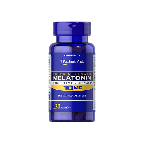 Puritan's Pride Melatonin 10mg - 120caps - WYPRZEDAŻ - 31-01