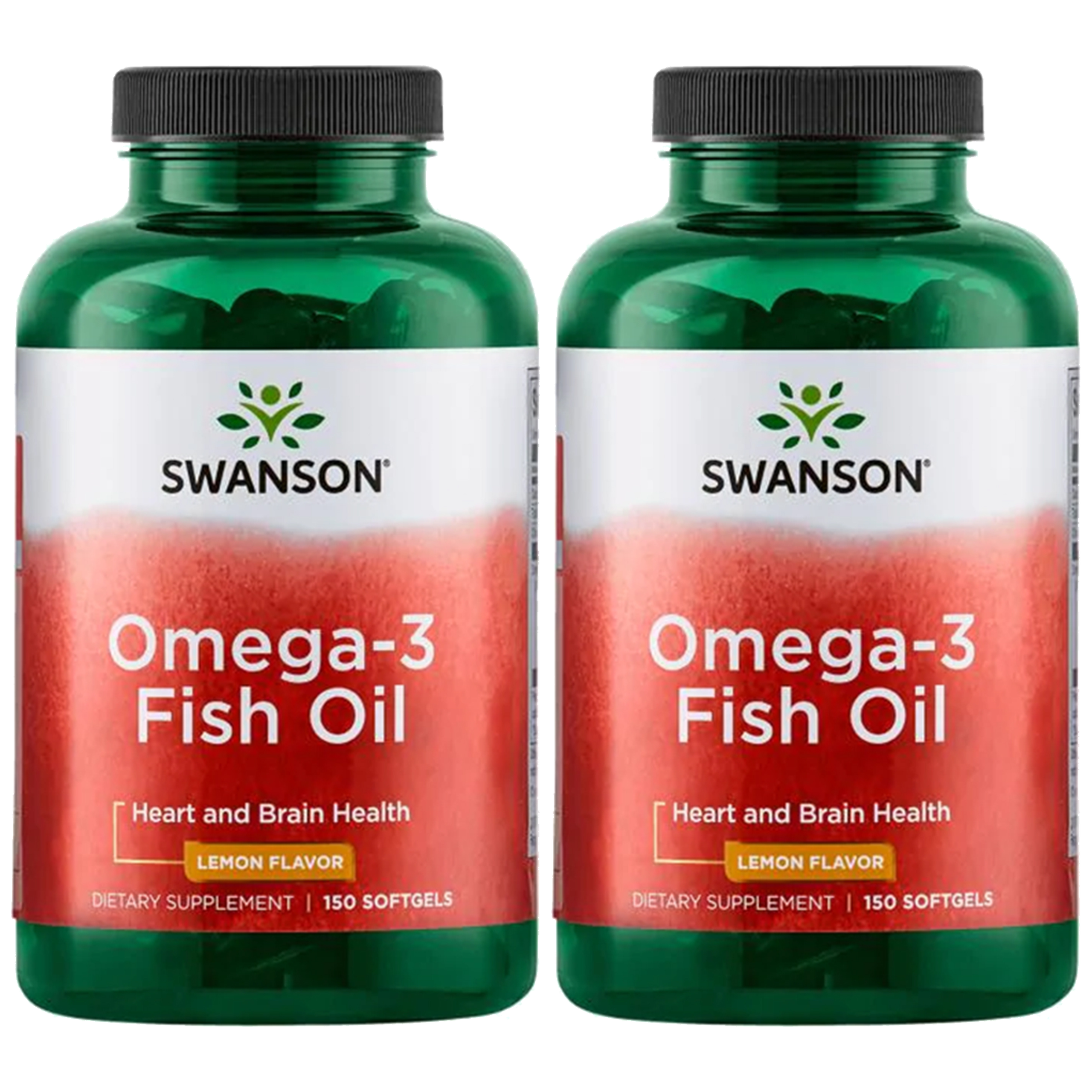 SWANSON Omega-3 Fish Oil - 2x 150softgels