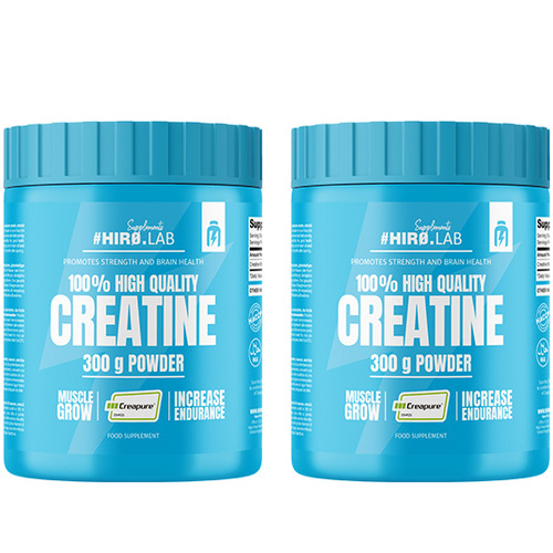 HIRO.LAB 100% High Quality Creatine - Creapure - 2x 300g - Unflavored