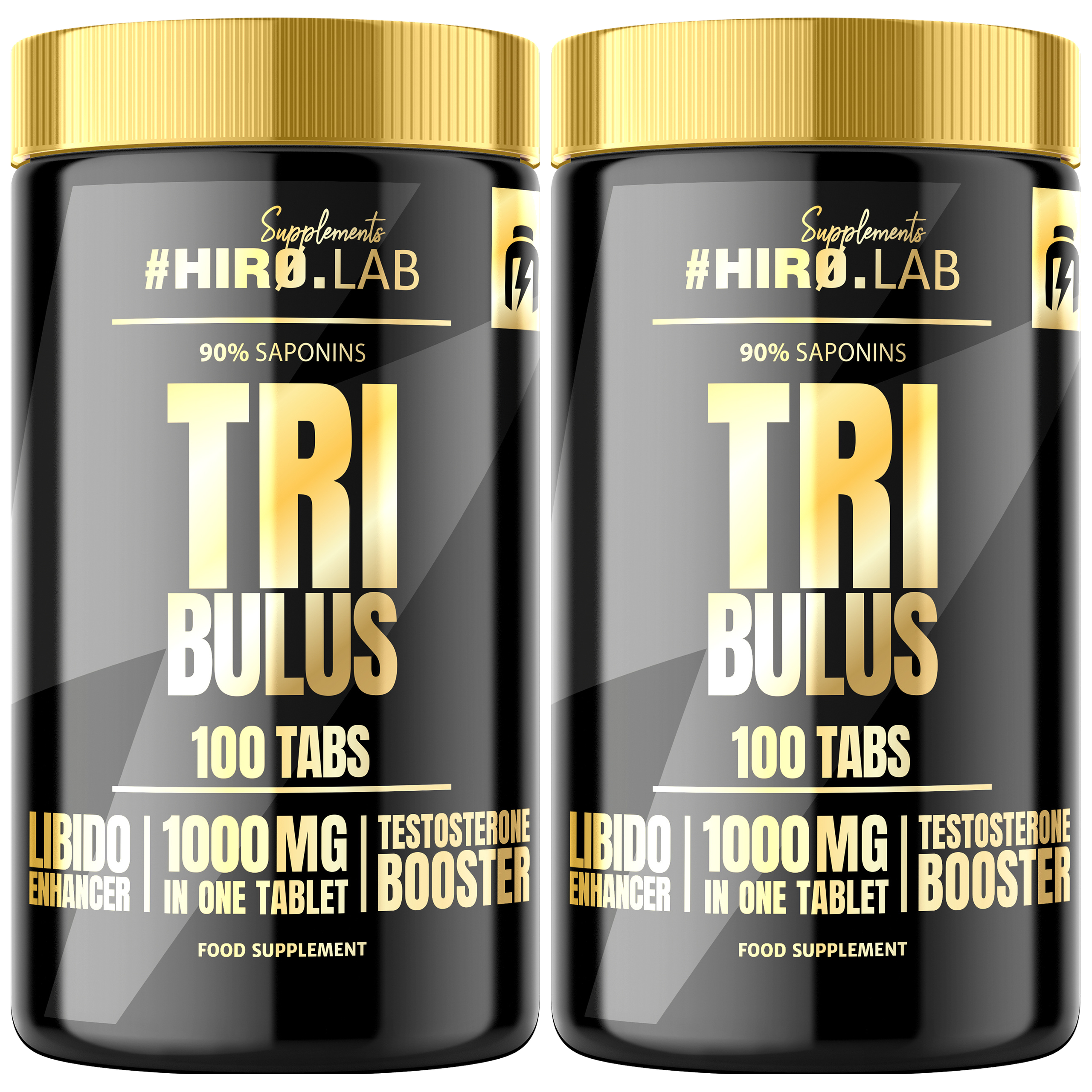 HIRO.LAB Tribulus 1000mg 90% Saponin - 2x 100tabs