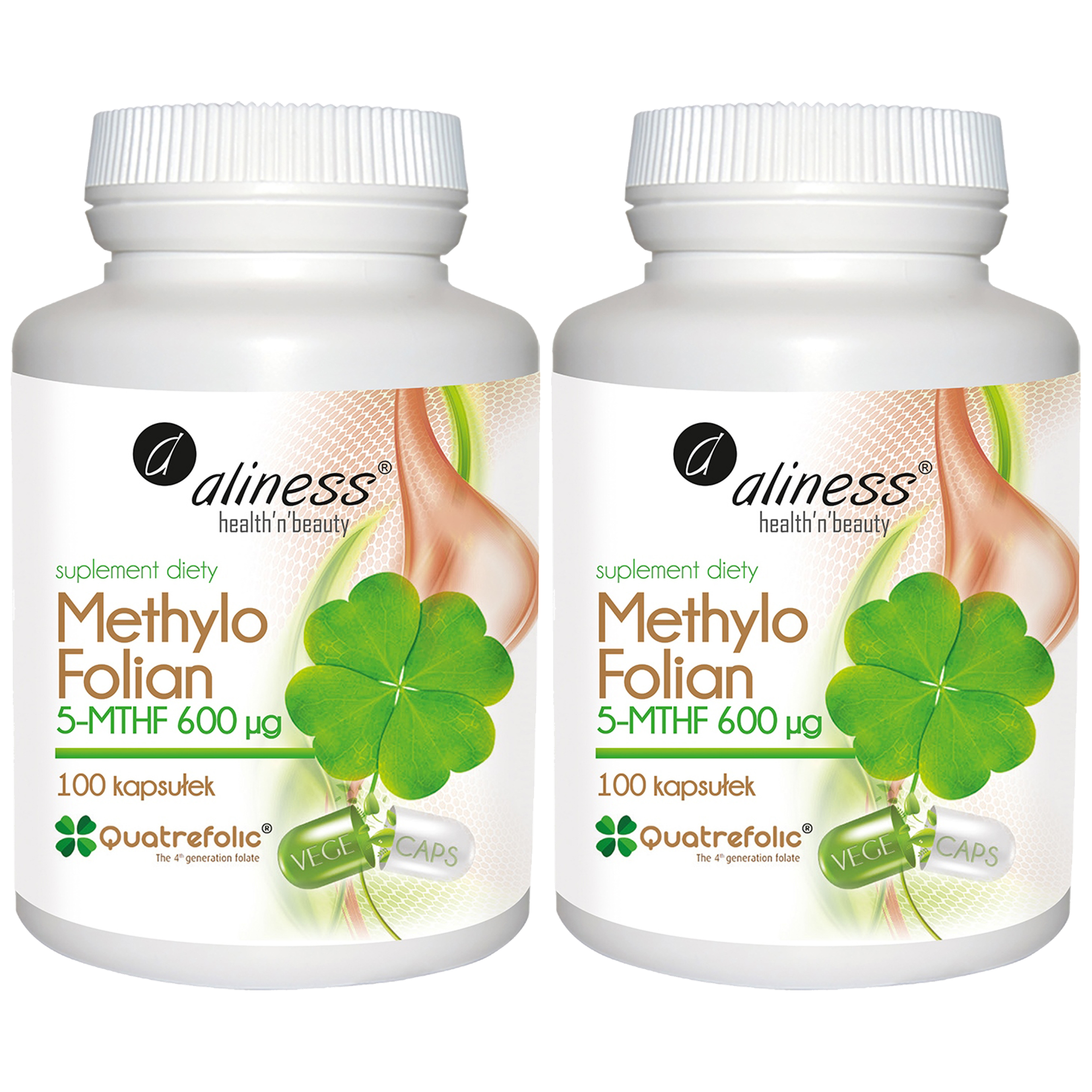 ALINESS - Methylo Folian 5-MTHF 600µg - 2x 100caps.