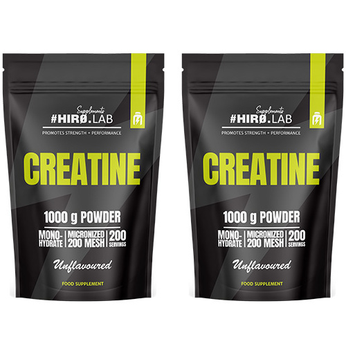 HIRO.LAB Creatine - 1000g - Unflavored x2