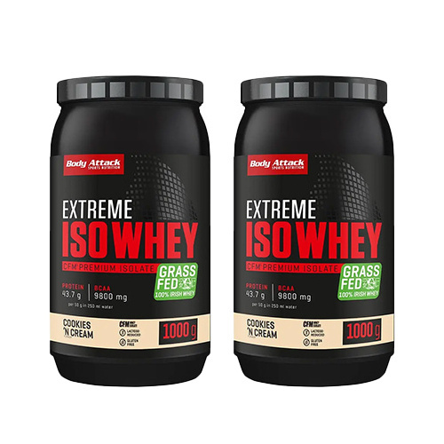 BODY ATTACK Extreme Iso Whey - 2x 1000g