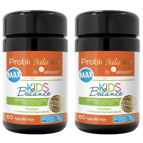 ALINESS - ProbioBALANCE Max Kids Balance 5 mld - 60vege caps. x2