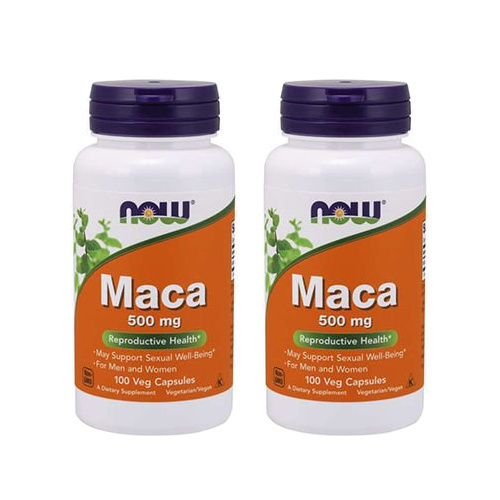 NOW Maca 500mg - 2x 100vcaps