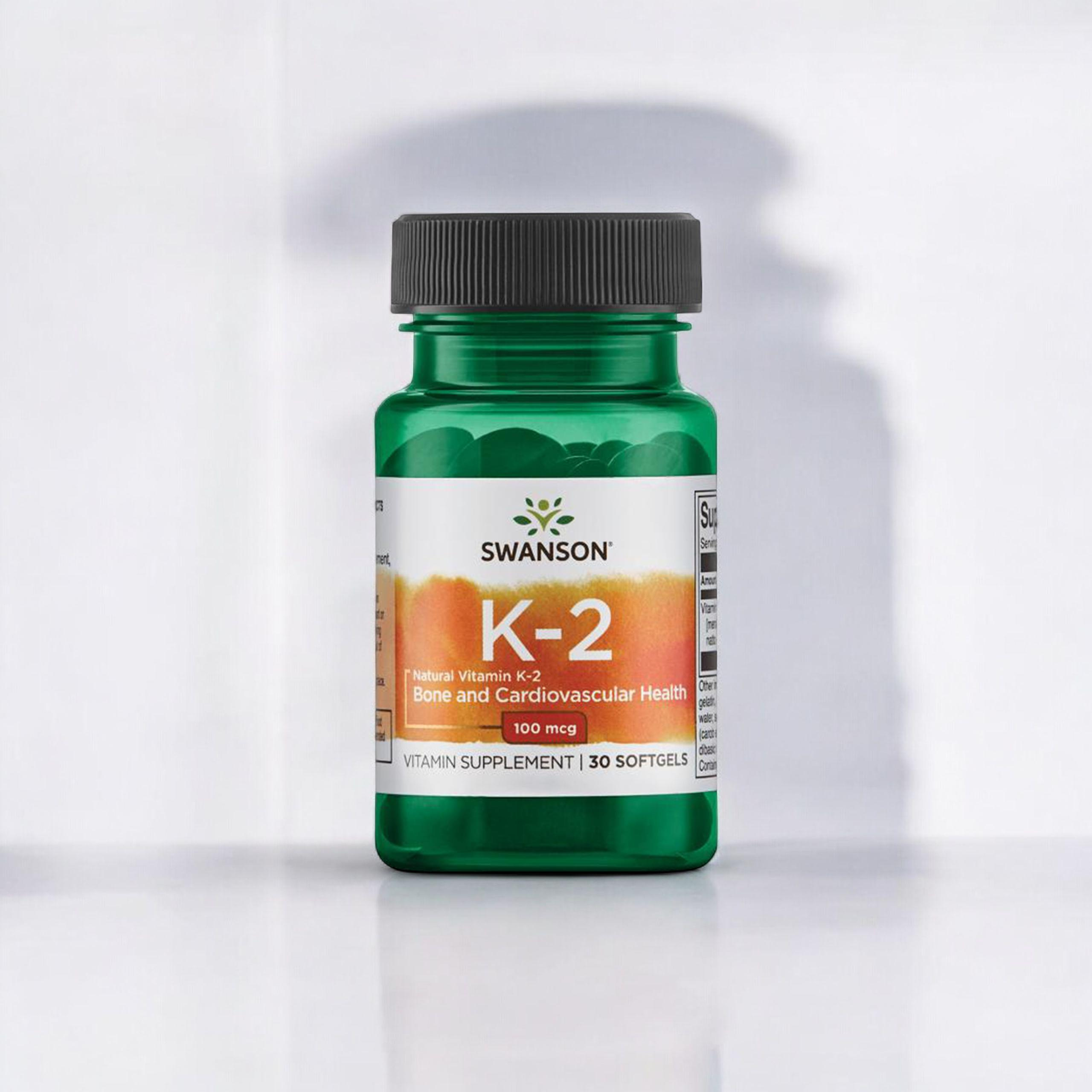 SWANSON Vitamin K2 100mcg - 3x 30softgel