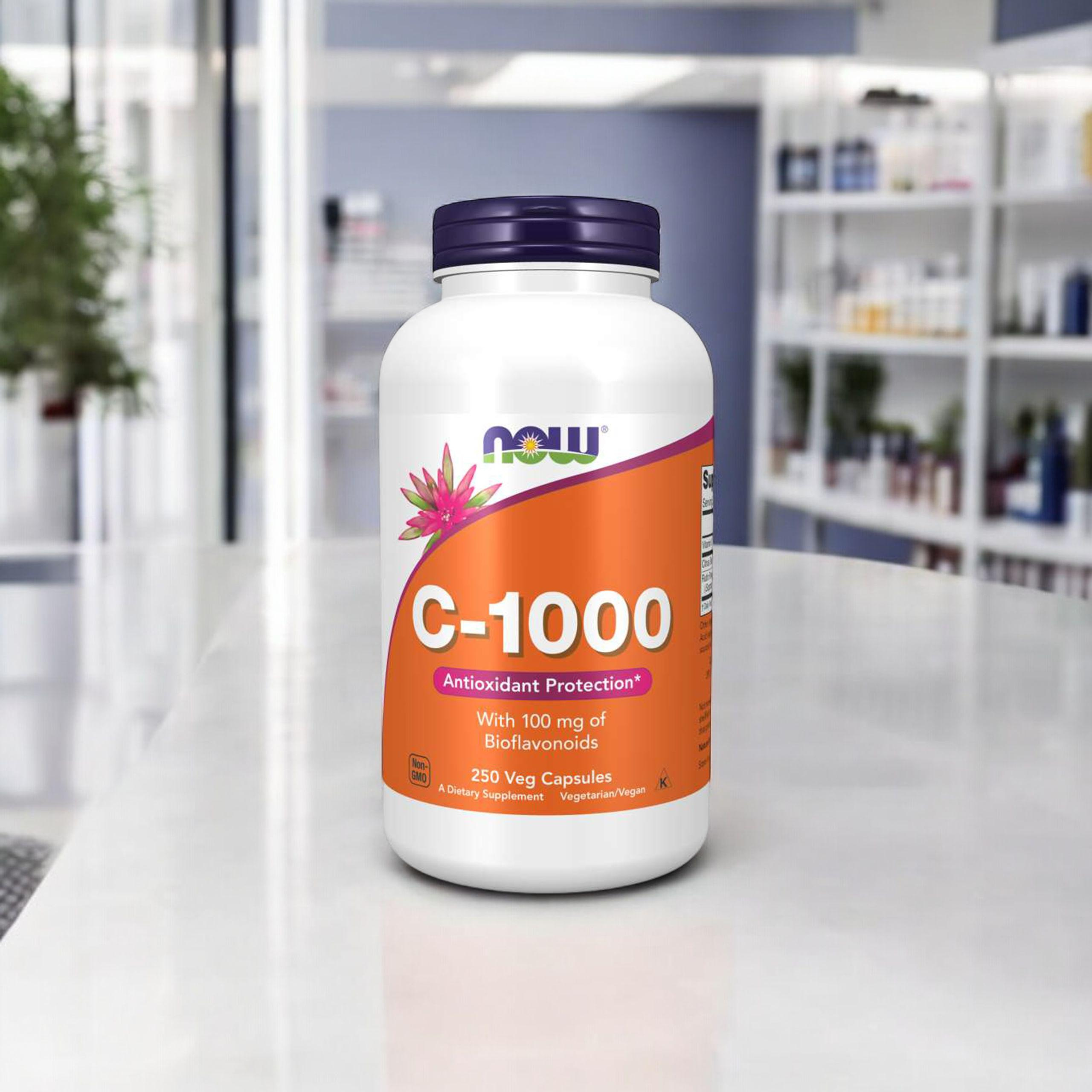 NOW Vitamin C-1000 Boiflavonoids - 250vegcaps