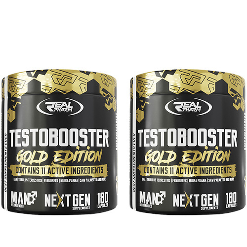 REAL PHARM - Testobooster Gold Edition - 2x 180caps.