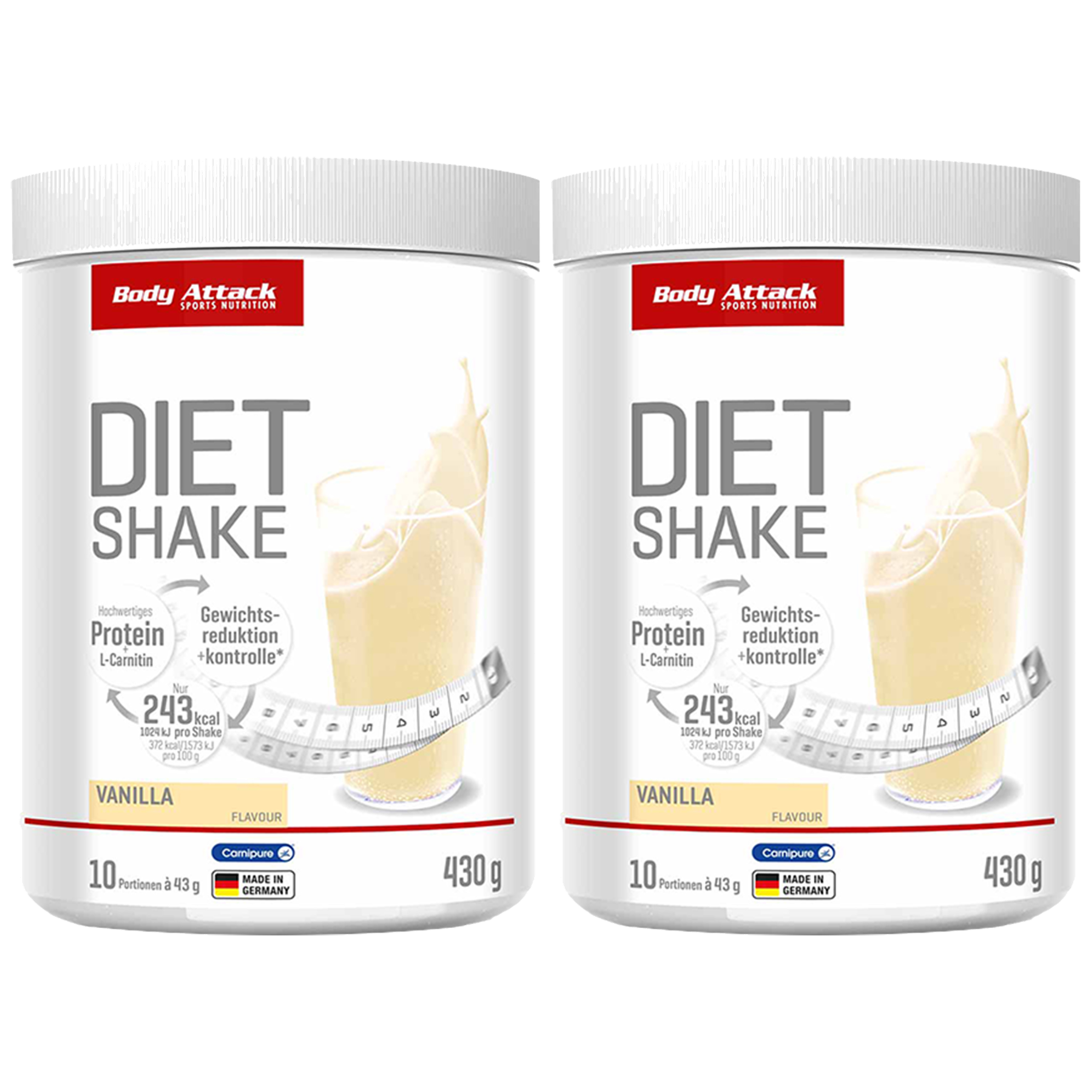 BODY ATTACK - Diet Shake - 2x 430g