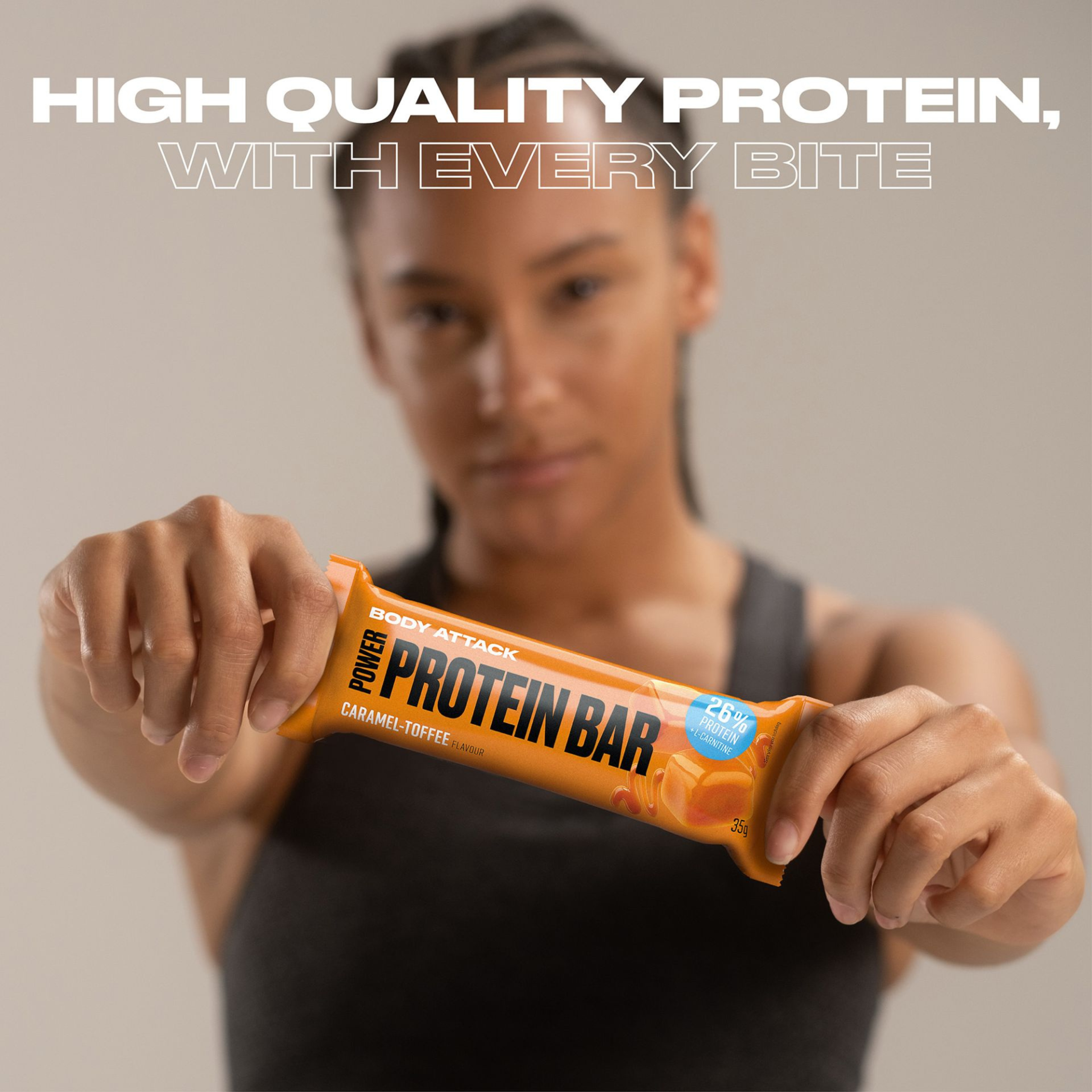 BODY ATTACK - Baton Power Protein Bar - 24x 35g