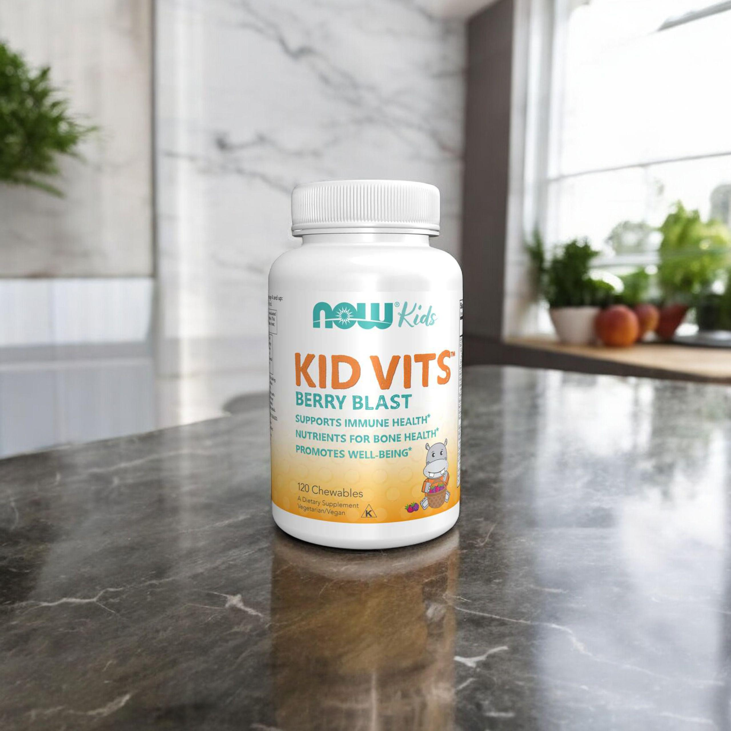 NOW Kid Vits - 2x 120 tabletek do ssania