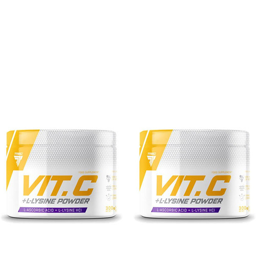 TREC Vitamin C + Lysine Powder - 2x 300g