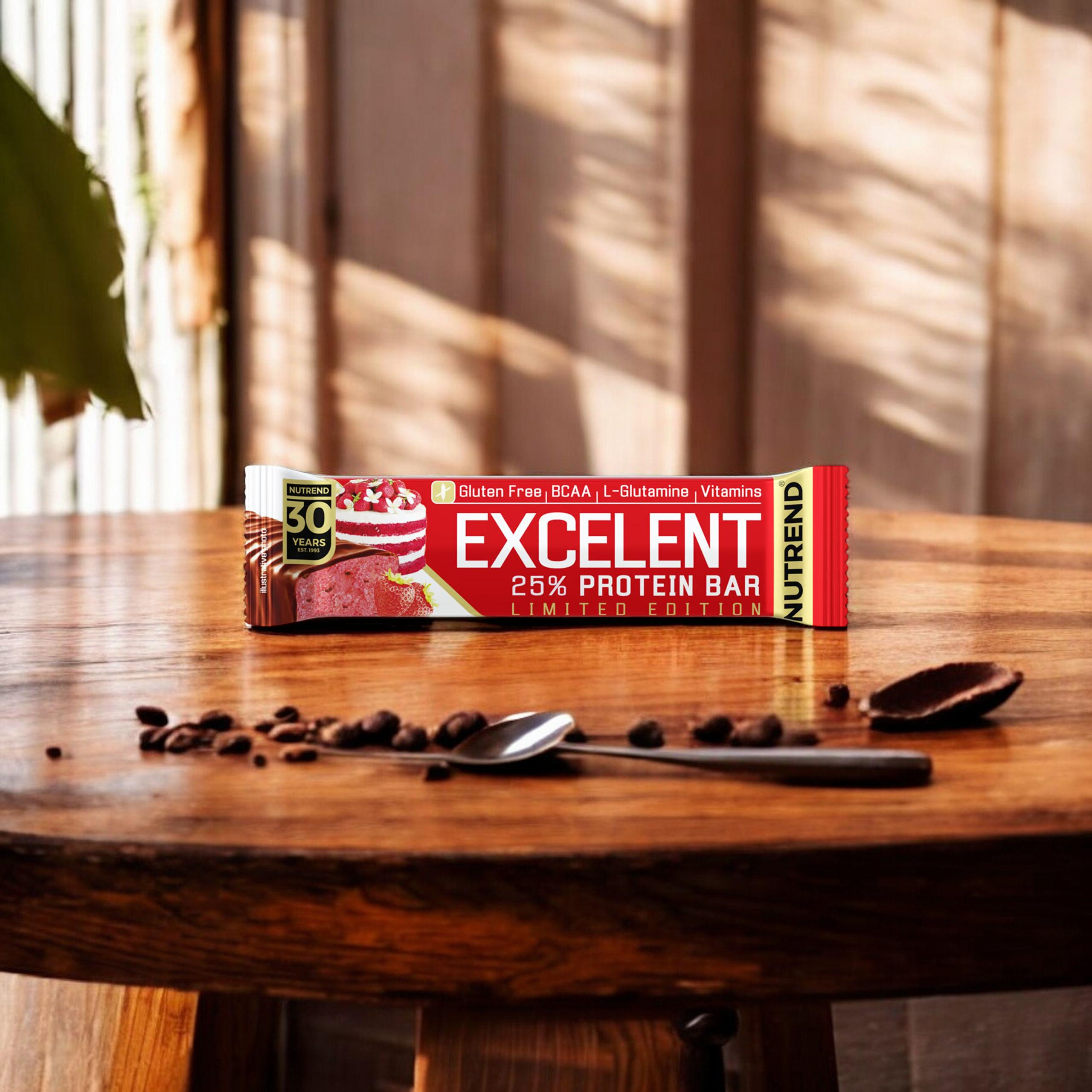 NUTREND Excelent Protein Bar - 2x 85g - Baton Białkowy
