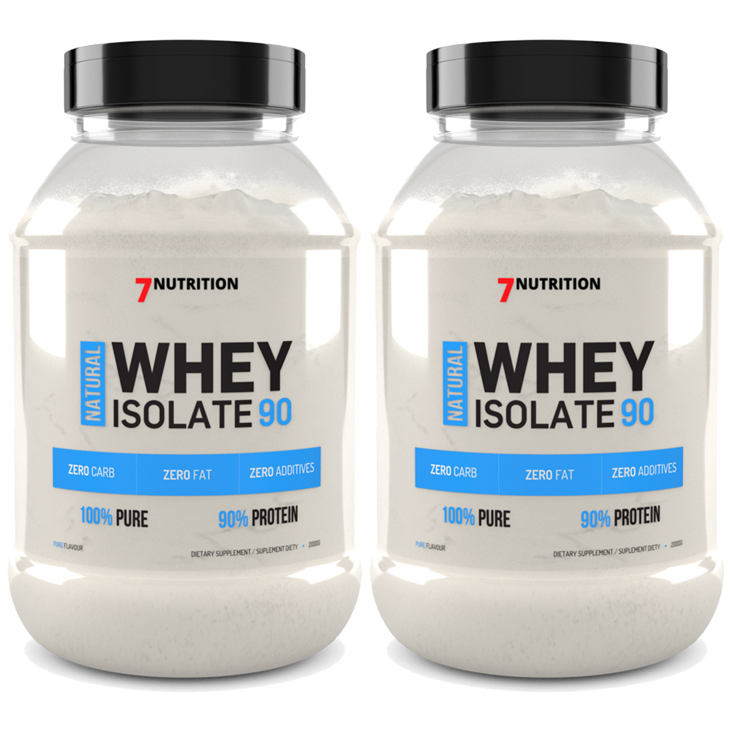 7 NUTRITION Whey Isolate 90 - 2x 500g