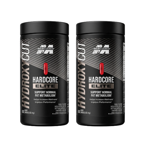 MUSCLE TECH - Hydroxycut Hardcore Elite - 2x 100vcaps.