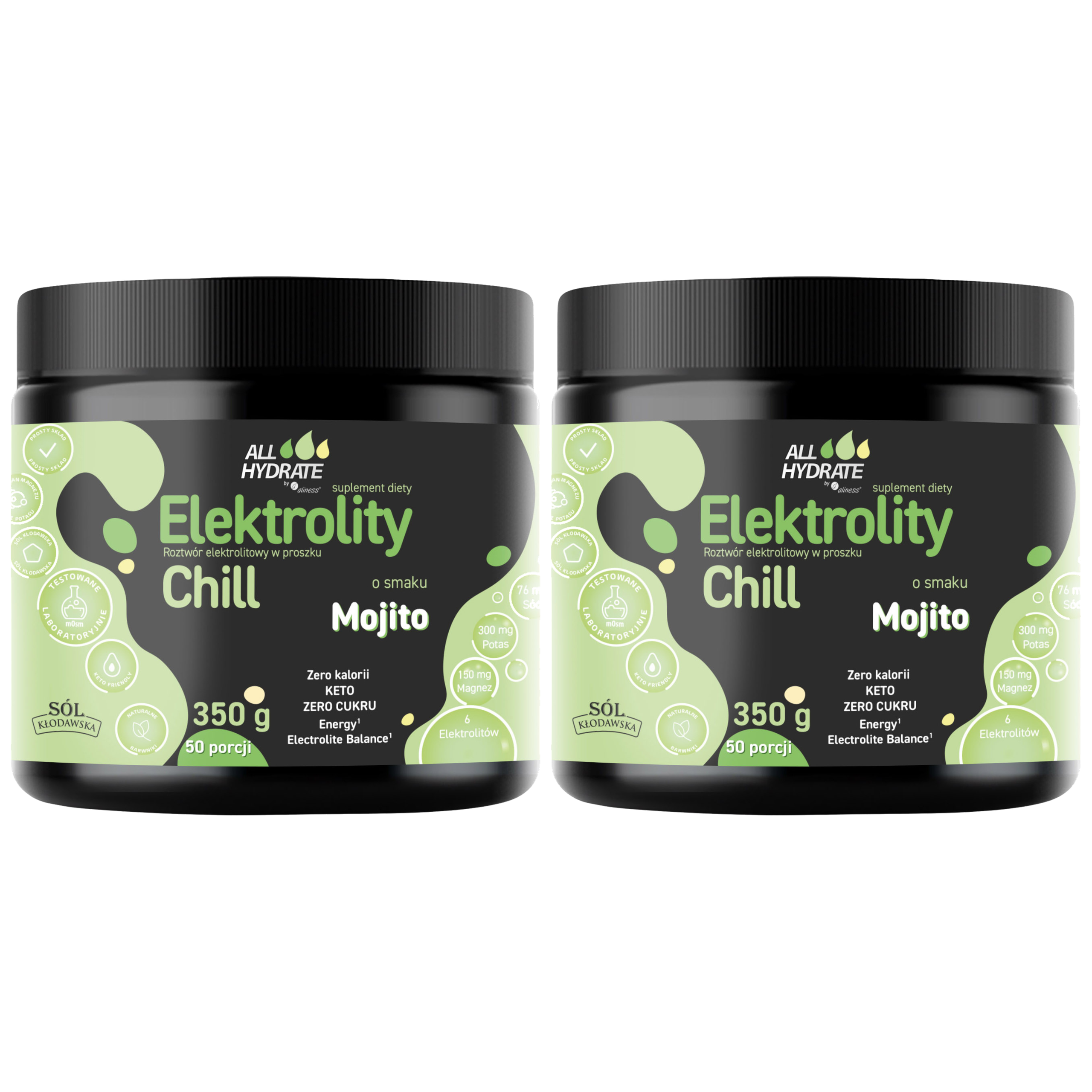 ALINESS - All Hydrate Elektolity Chill - 350g - Mojito x2